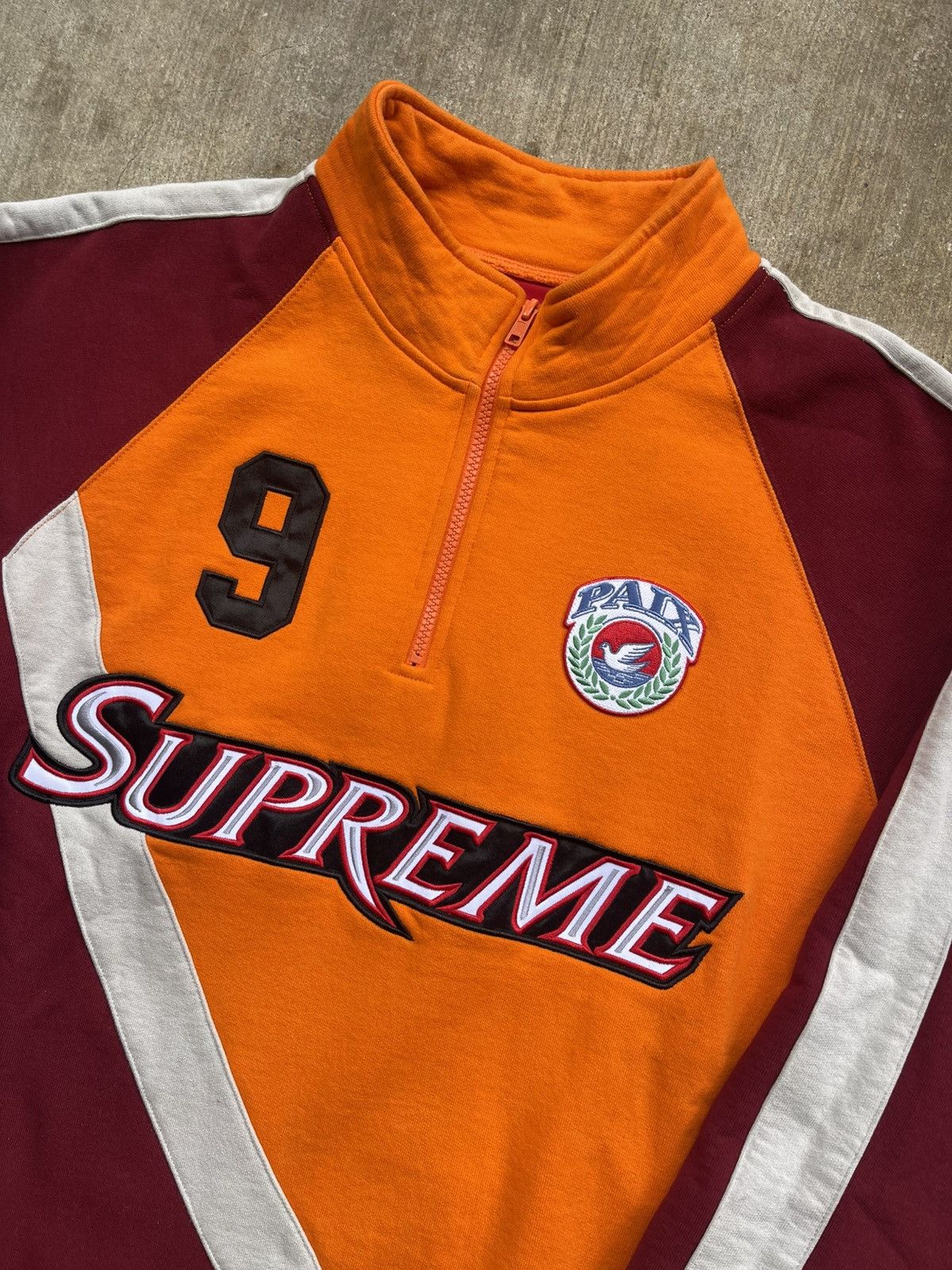 Supreme Supreme Equipe Half Zip Sweater Size US L / EU 52-54 / 3 - 3 Thumbnail