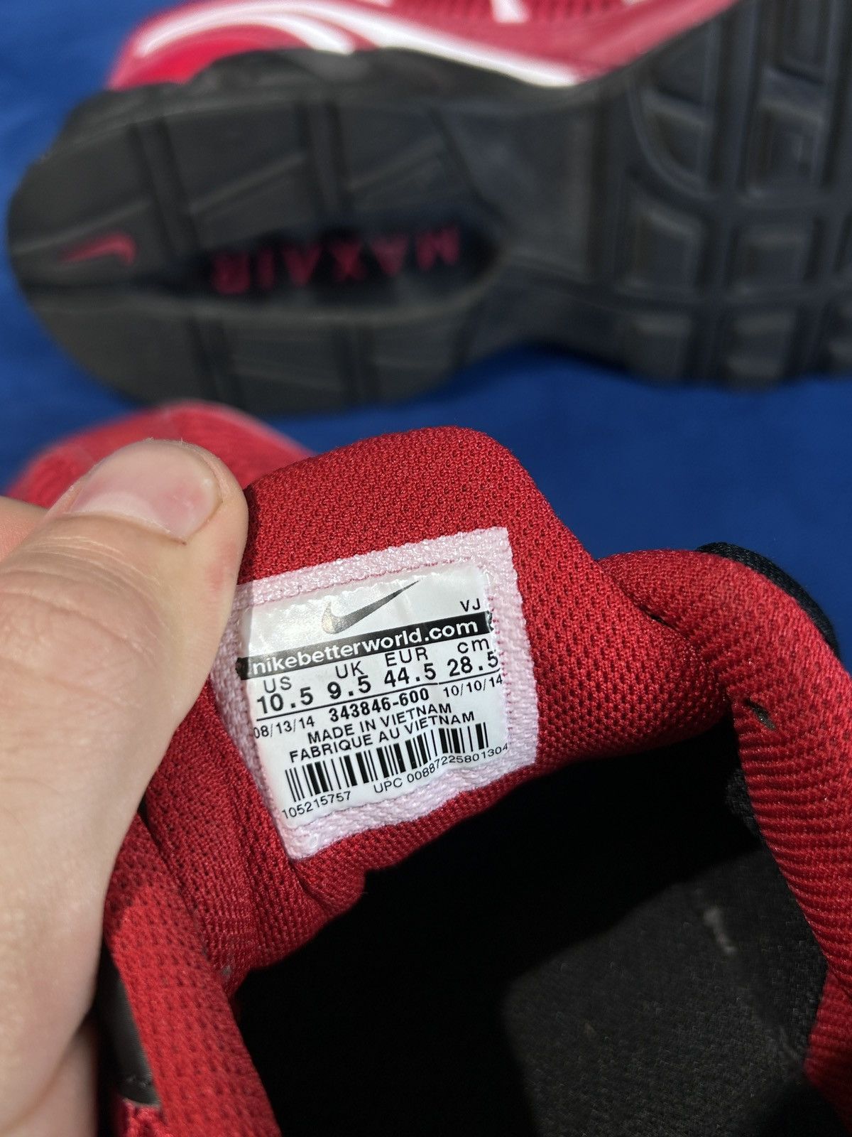 Nike × Vintage NIKE Air Max Torch 4 "Red " US 10.5 / EUR 44.5 Size US 10.5 / EU 43-44 - 13 Thumbnail