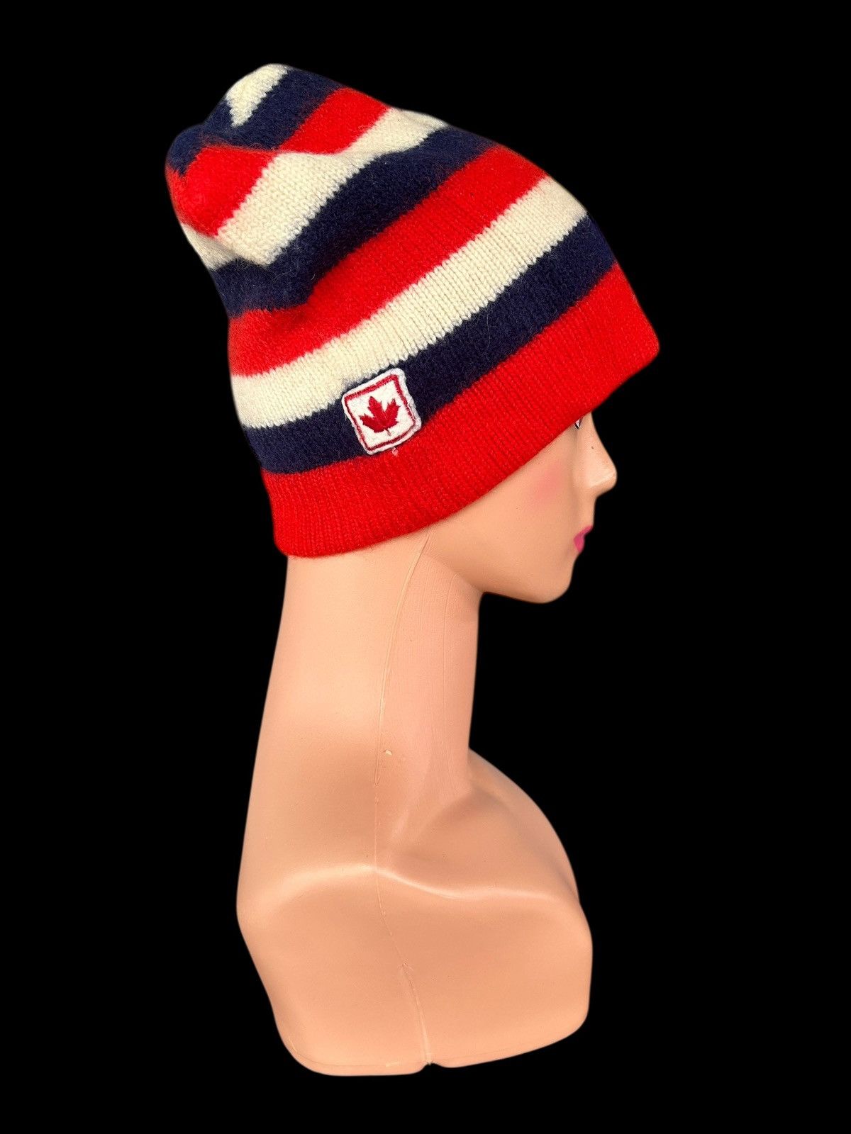Japanese Brand × Kapital × Vintage Mohawk Stripe Japanese Style Beanie Hats Size ONE SIZE - 4 Thumbnail