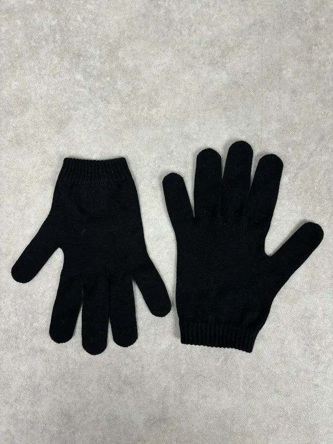 Prada AW2018 Prada Black Signature Gloves Size ONE SIZE - 4 Thumbnail