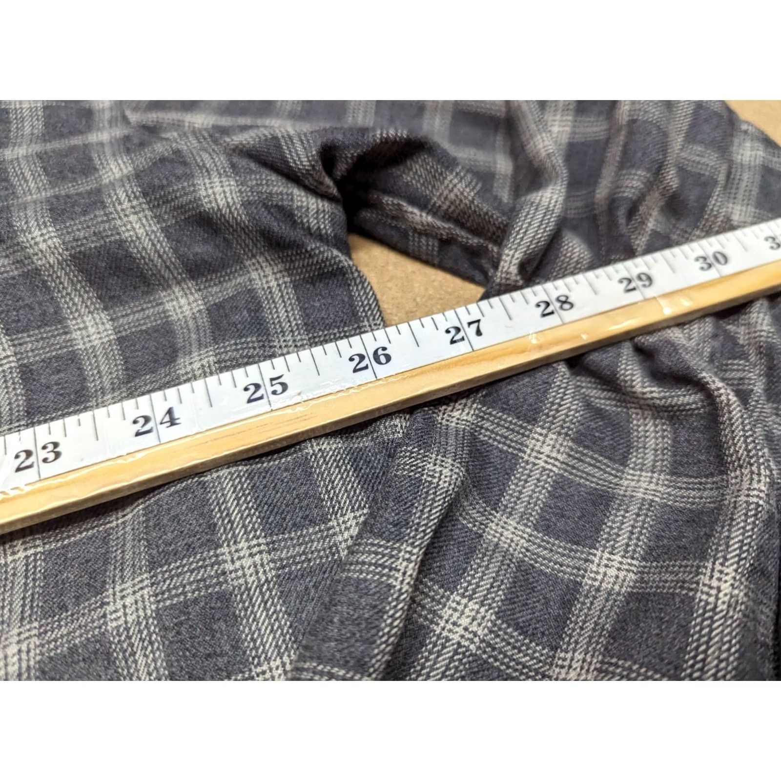 Vintage Schoffel Mens Button Up Flannel Shirt 2XL Gray Plaid Cotton Viscose Shirt Mens Size US XXL / EU 58 / 5 - 7 Thumbnail
