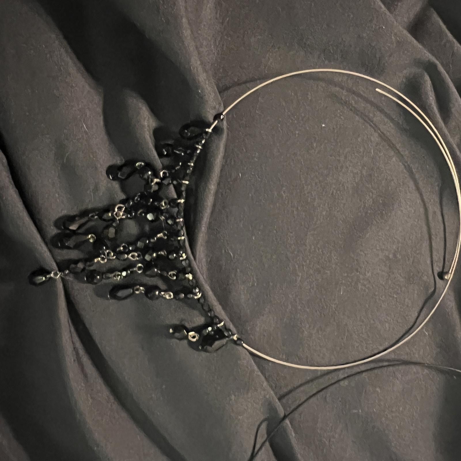 The Unbranded Brand Black Beaded Necklace Size ONE SIZE - 2 Thumbnail