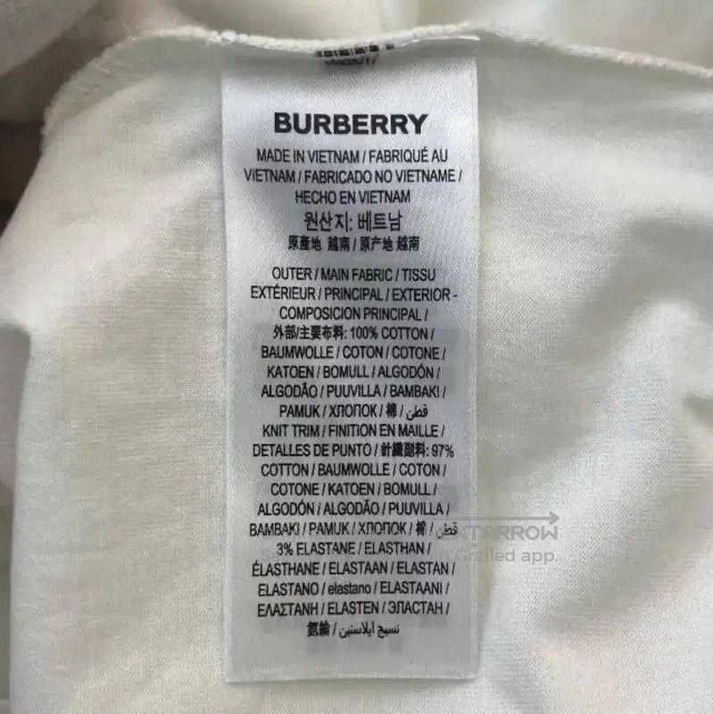 Burberry Burberry White Cotton Women's T-Shirt. Size S / US 4 / IT 40 - 8 Thumbnail