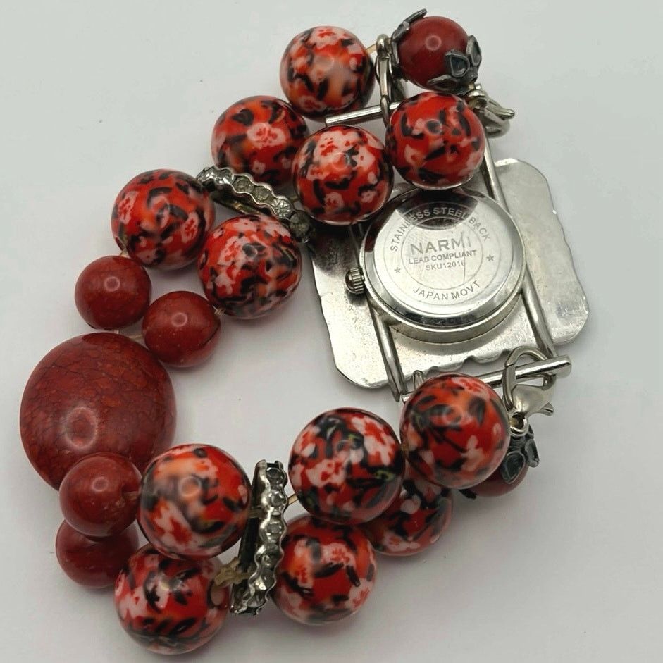 Other Red Beaded Narmi Watch Size ONE SIZE - 3 Thumbnail
