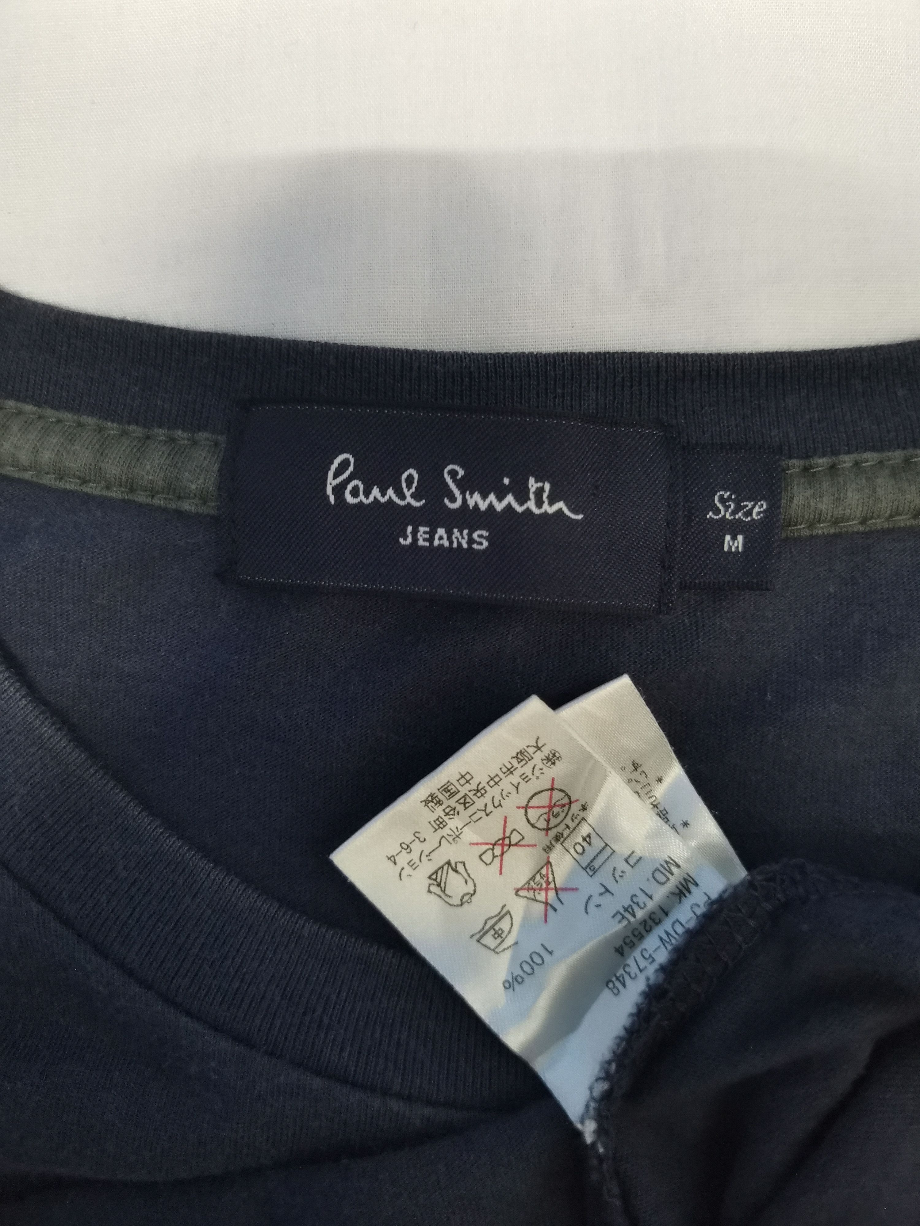 Paul Smith Paul Smith Jeans Fashion Designer Long Sleeve Tee Streetwear Size US M / EU 48-50 / 2 - 3 Thumbnail