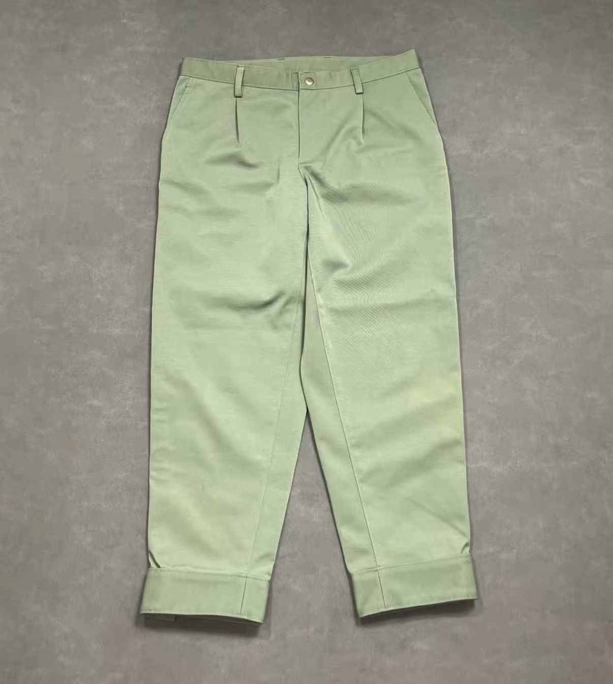 Kolor Kolor Junichi Abe Army Green Cropped Casual Pants J16 Size US 32 / EU 48 - 1 Thumbnail