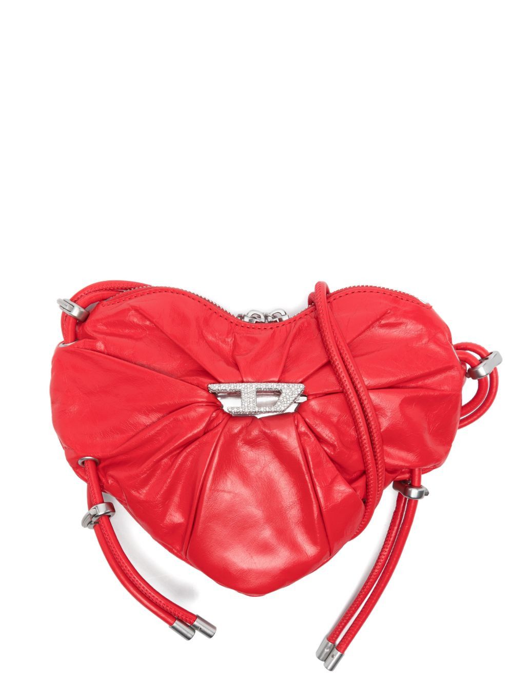Diesel SCRUNCH LEATHER CROSSBODY BAG Size ONE SIZE - 1 Thumbnail