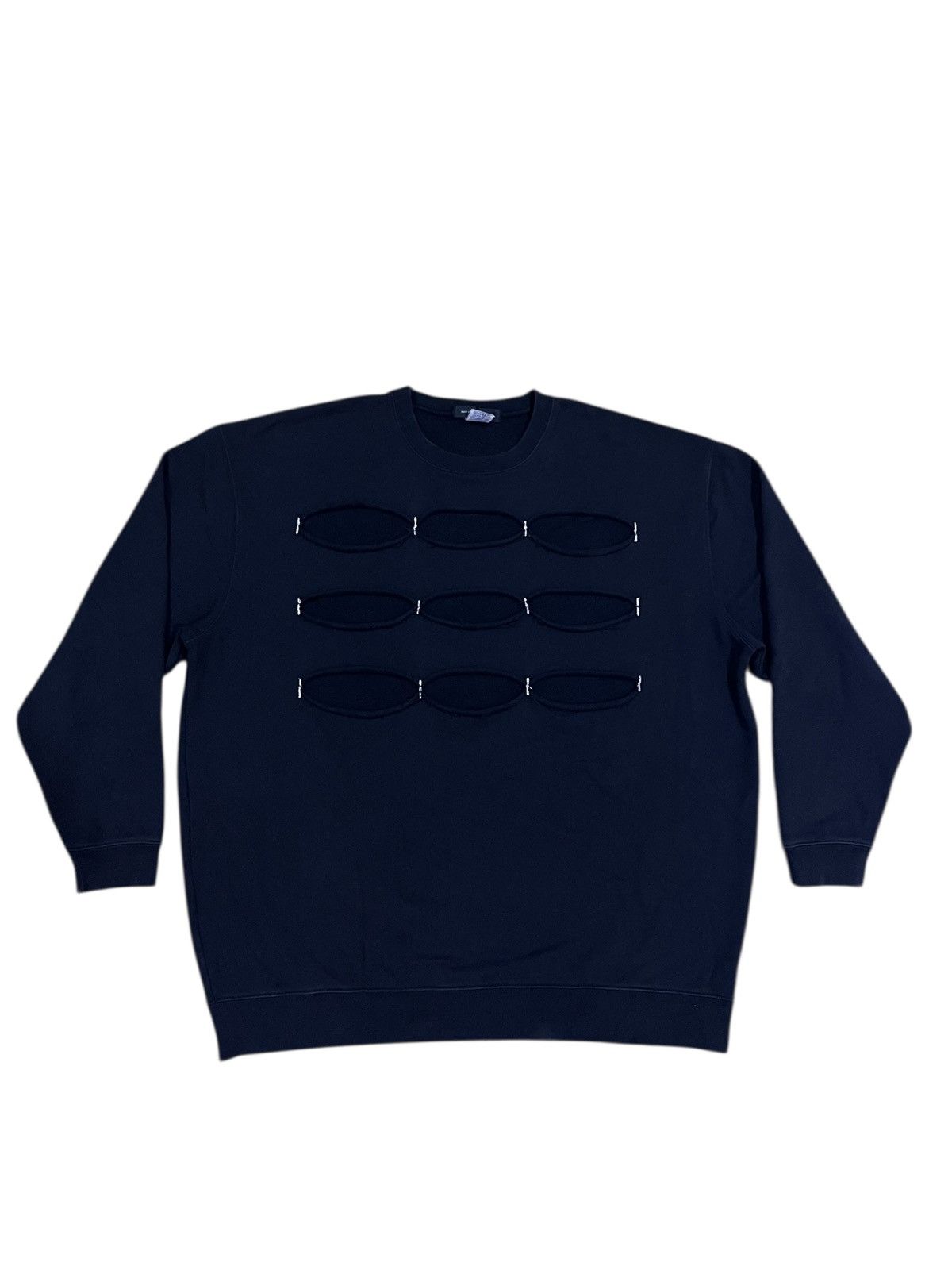 Japanese Brand Vintage not conventional sweatshirts nice design Size US XXL / EU 58 / 5 - 1 Thumbnail