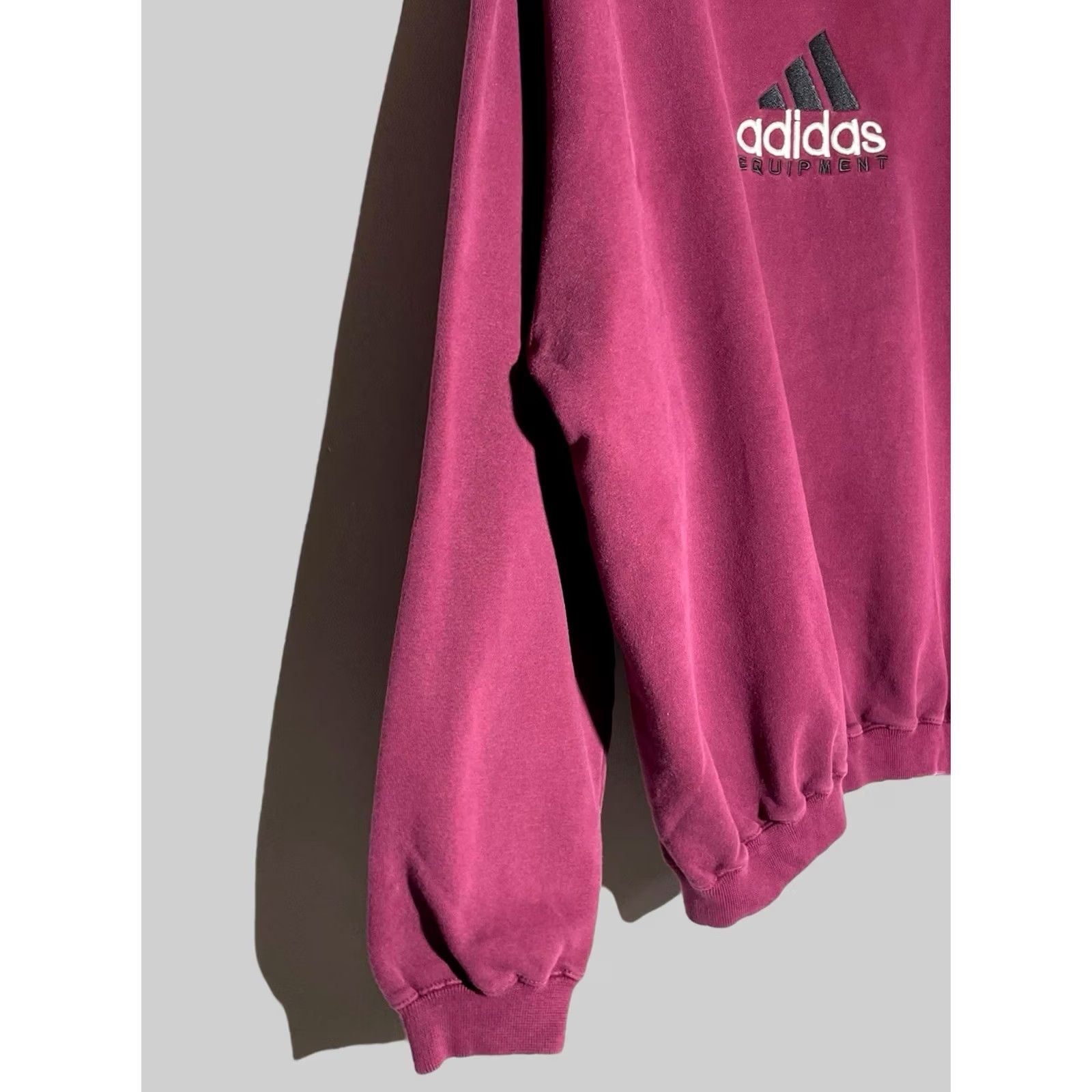 Adidas Adidas Equipment Vintage 90s Crew Neck Sweatshirt Men L Red Cotton Sweatshirt Sweatshirt Red 90s Mens Size US L / EU 52-54 / 3 - 7 Thumbnail