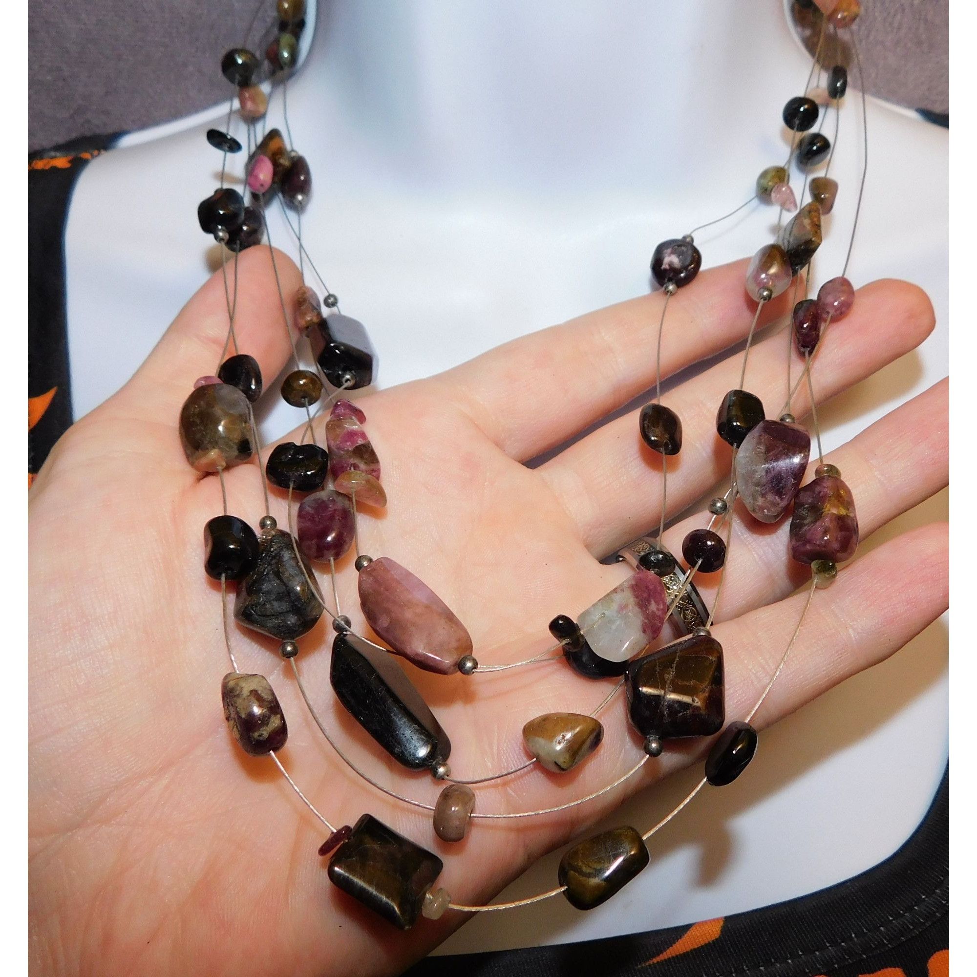 Coldwater Creek Coldwater Creek Tumbled Gem Stone Necklace Size ONE SIZE - 3 Thumbnail