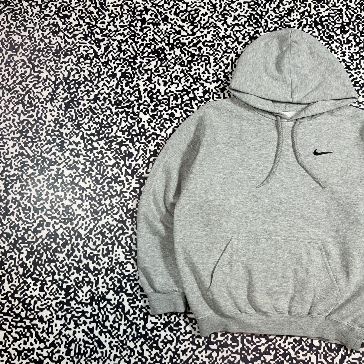 Nike Vintage 90s Nike Swoosh Logo Boxy Hoodie Retro Y2K Style Size S / US 4 / IT 40 - 4 Thumbnail