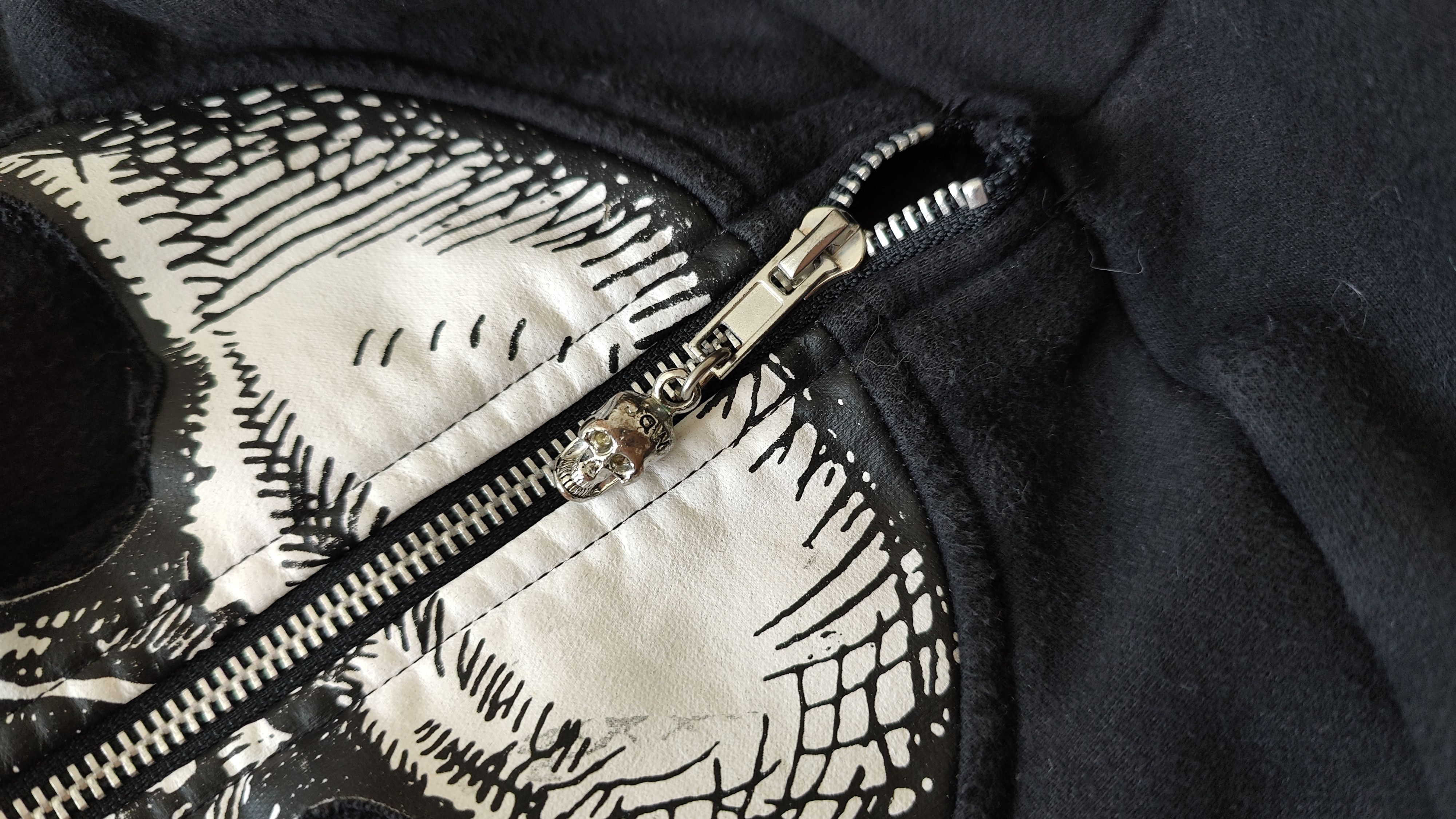 Vintage Jawbreaker Skeleton Multi Zippers Zip Up Sweatshirt Hoodie Size US L / EU 52-54 / 3 - 10 Thumbnail