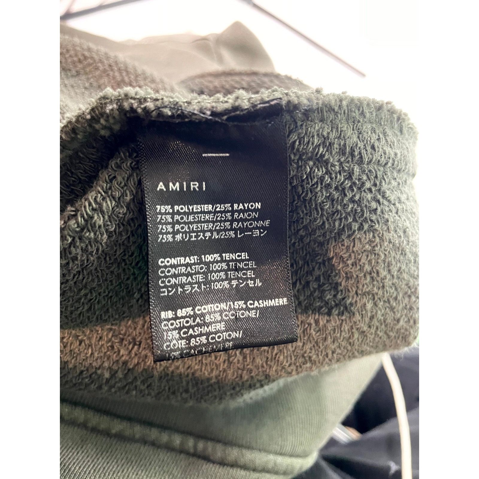 Amiri Amiri Military Patchwork Olive Hoodie Size US S / EU 44-46 / 1 - 4 Thumbnail