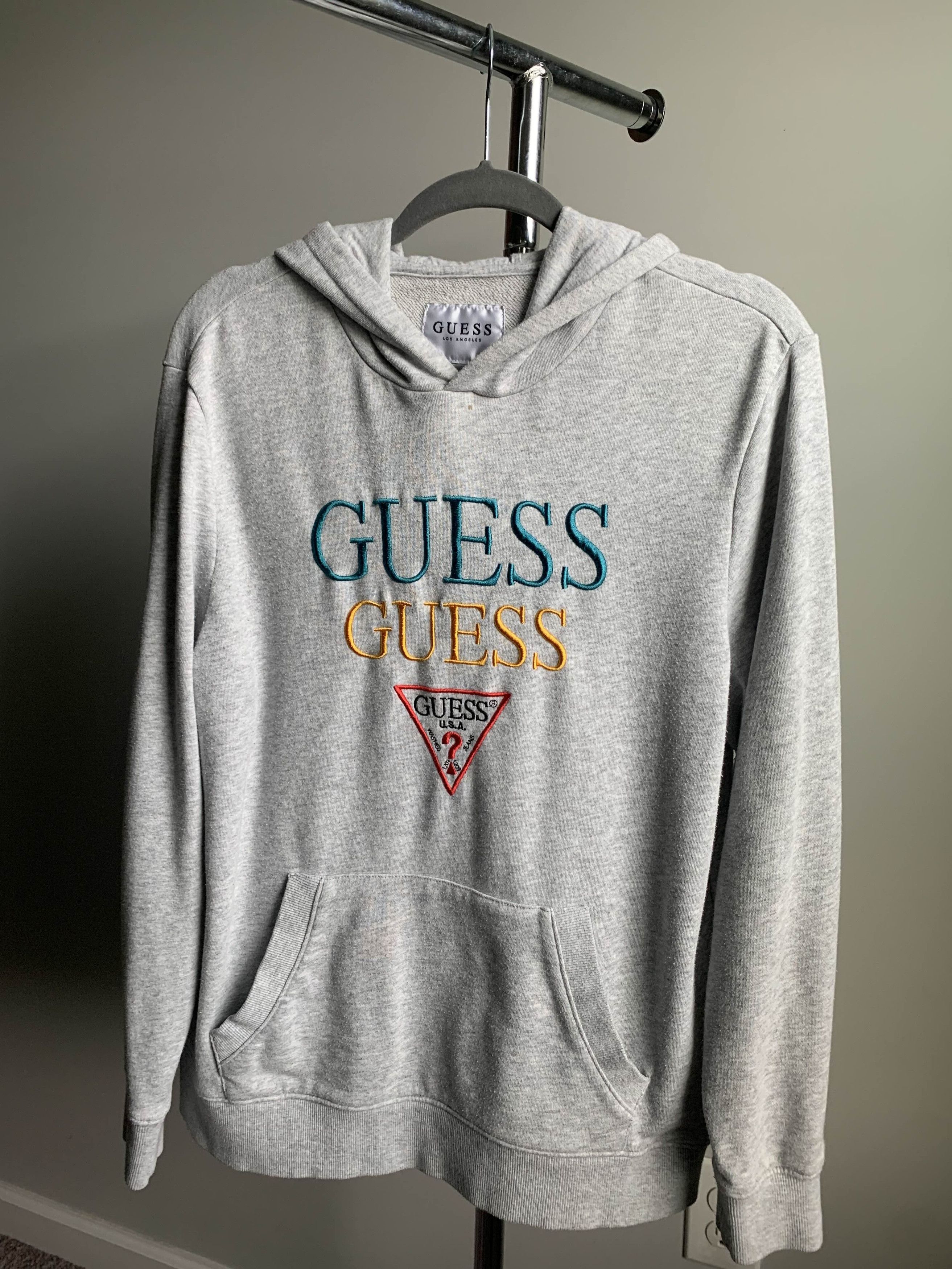 Guess Guess echo logo hoodie Size US S / EU 44-46 / 1 - 1 Thumbnail