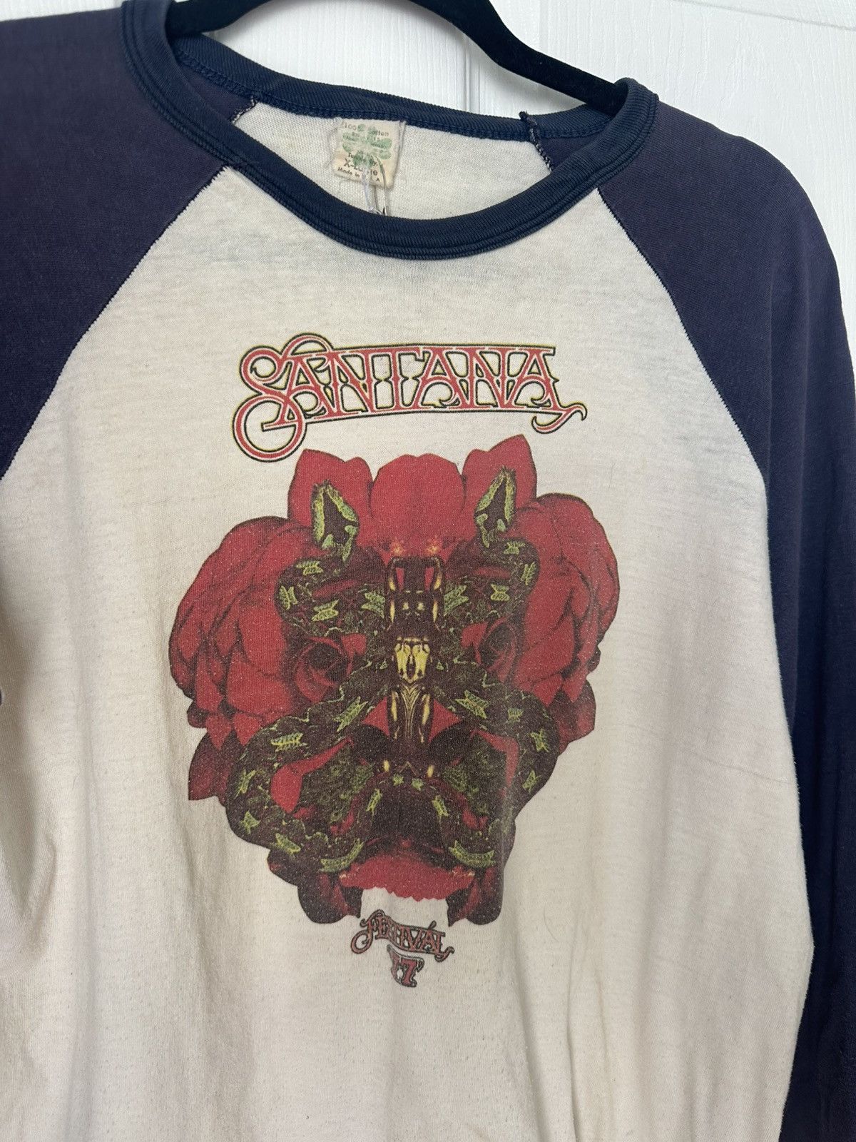 Other Vintage Santana 77 Festival Long Sleeve Size US XL / EU 56 / 4 - 2 Thumbnail