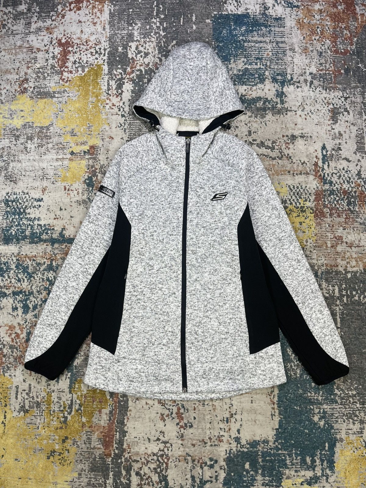 SKECHERS Skechers Sherpa Fleece Zip-Up Hoodies Size M / US 6-8 / IT 42-44 - 1 Thumbnail