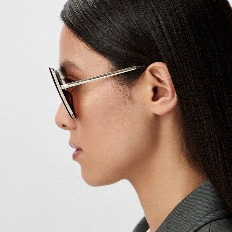 Max Mara New, MAXMARA Sunglasses Design4 MM0051 52E Authentic Size ONE SIZE - 5 Thumbnail