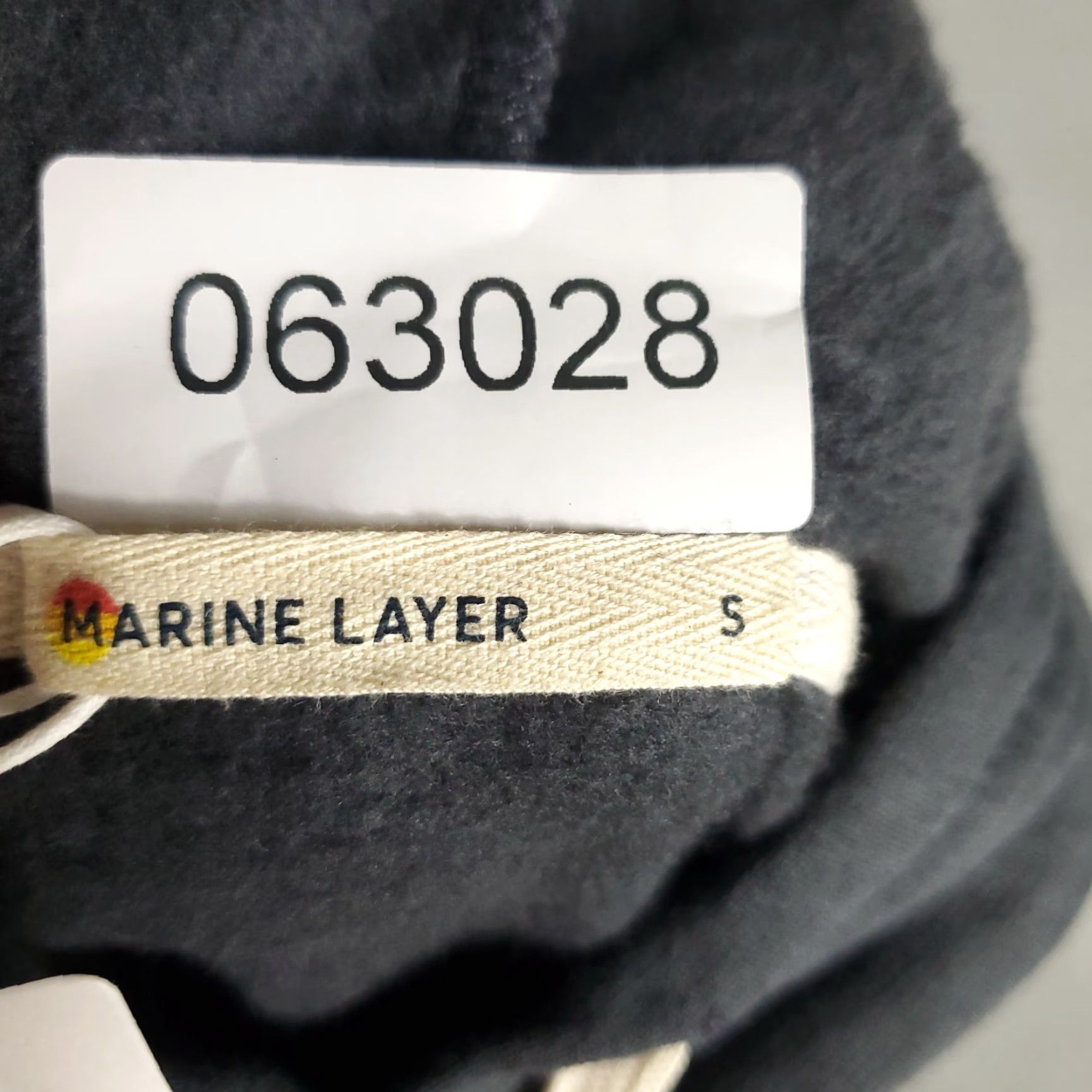 Marine Layer Marine Layer Mens Hoodie Pullover Sweatshirt Gray S Mock Neck Lace Up Logo All Seasons Hooded Regular Fabric Fleece Cotton Blend Vintage No Size US S / EU 44-46 / 1 - 8 Thumbnail