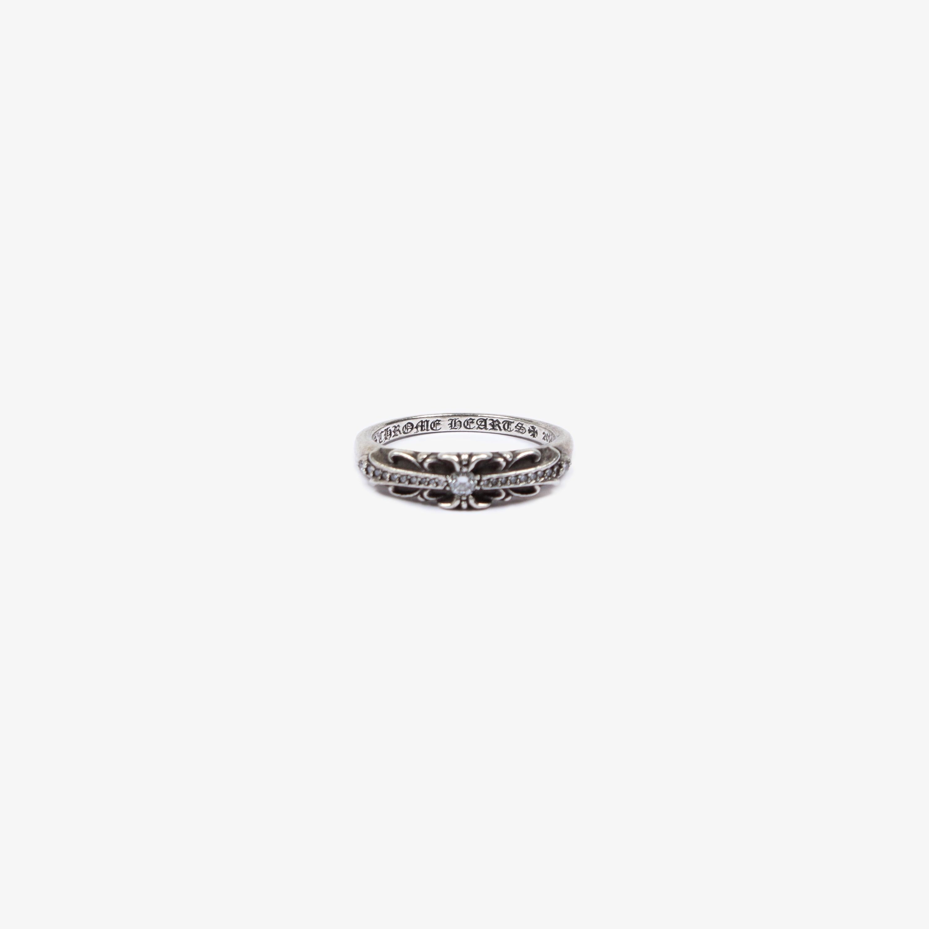 Chrome Hearts CHROME HEARTS DIAMOND BABY FLORAL RING Size ONE SIZE - 4 Thumbnail