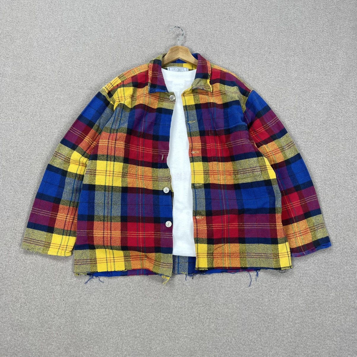 Flannel VINTAGE CROPPED FLANNEL SHIRT DISTRESSED BOXY Size US S / EU 44-46 / 1 - 1 Thumbnail