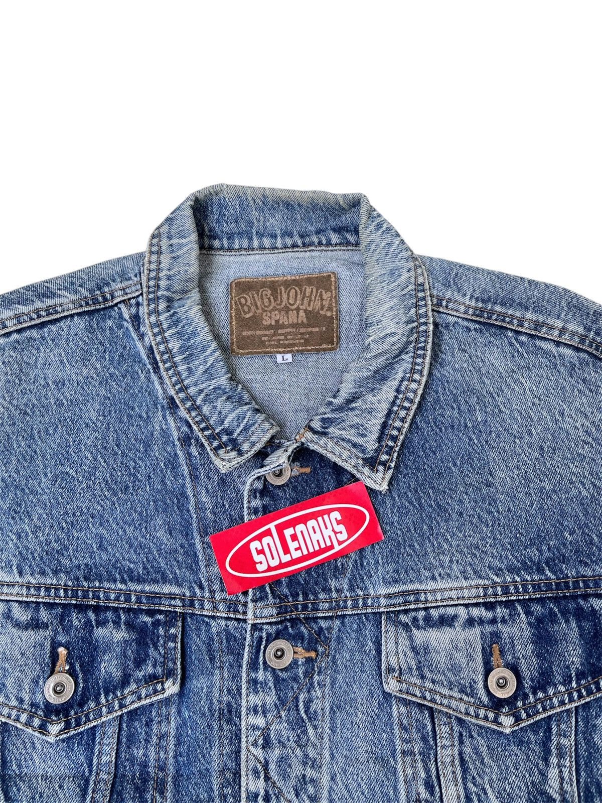 Japanese Brand Vintage Big John acid wash denim jacket Size US S / EU 44-46 / 1 - 3 Thumbnail