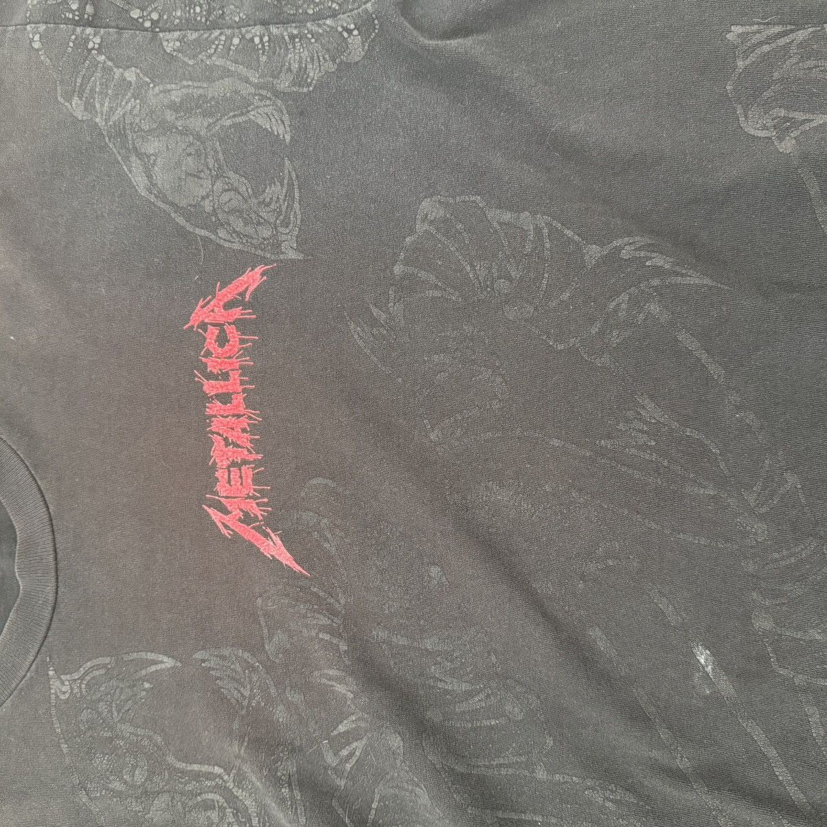 Brockum × Metallica × Vintage Vintage Metallica “Don’t Tread on Me All Over Snake Tee 1994 Size US L / EU 52-54 / 3 - 3 Thumbnail