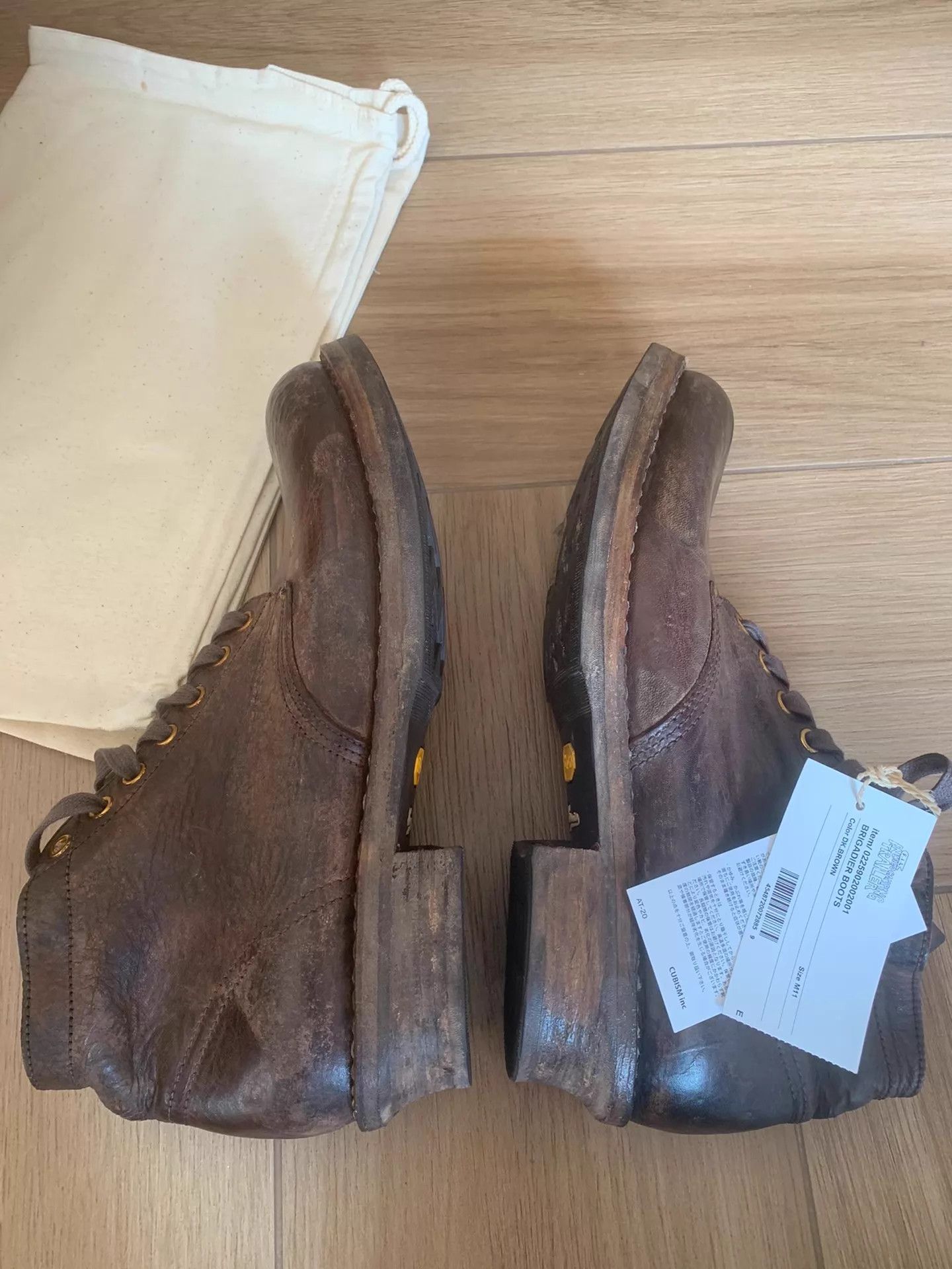 Visvim VISVIM ICT BRIGADIER BOOTS veg tan mud aged V 25SS Size US 11 / EU 44 - 8 Thumbnail