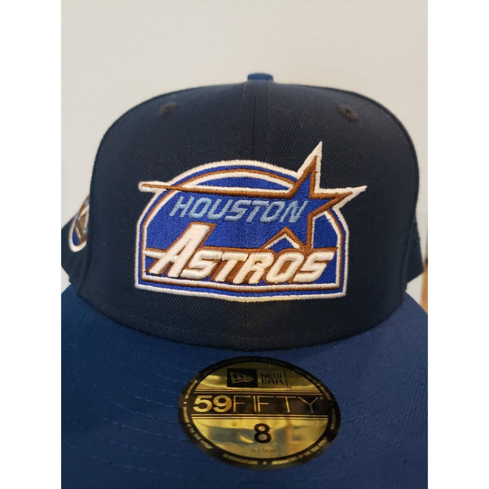 New Era Houston Astros Hat 35 Great Years 5950 Size 8 Blue New Era Size ONE SIZE - 1 Thumbnail