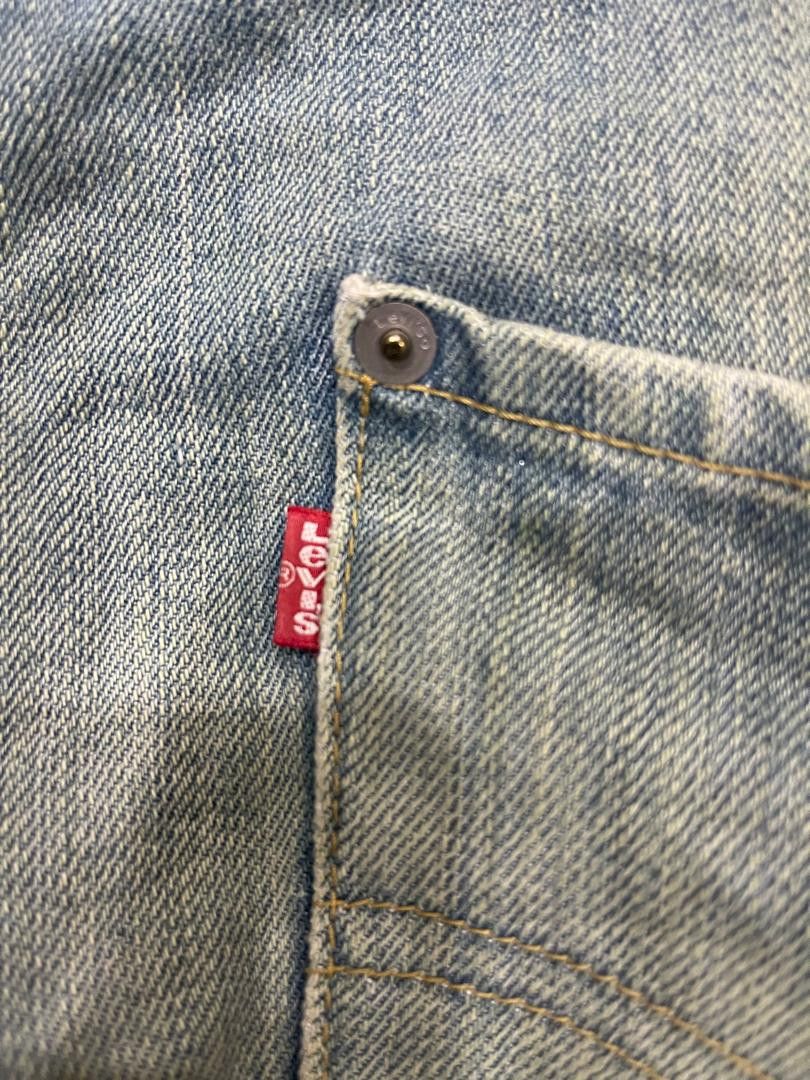Japanese Brand × Levi's Vintage Clothing 🔥 RARE LEVIS ENGINEERED LOOSE DISTRESSED DENIM Size US 33 - 3 Thumbnail