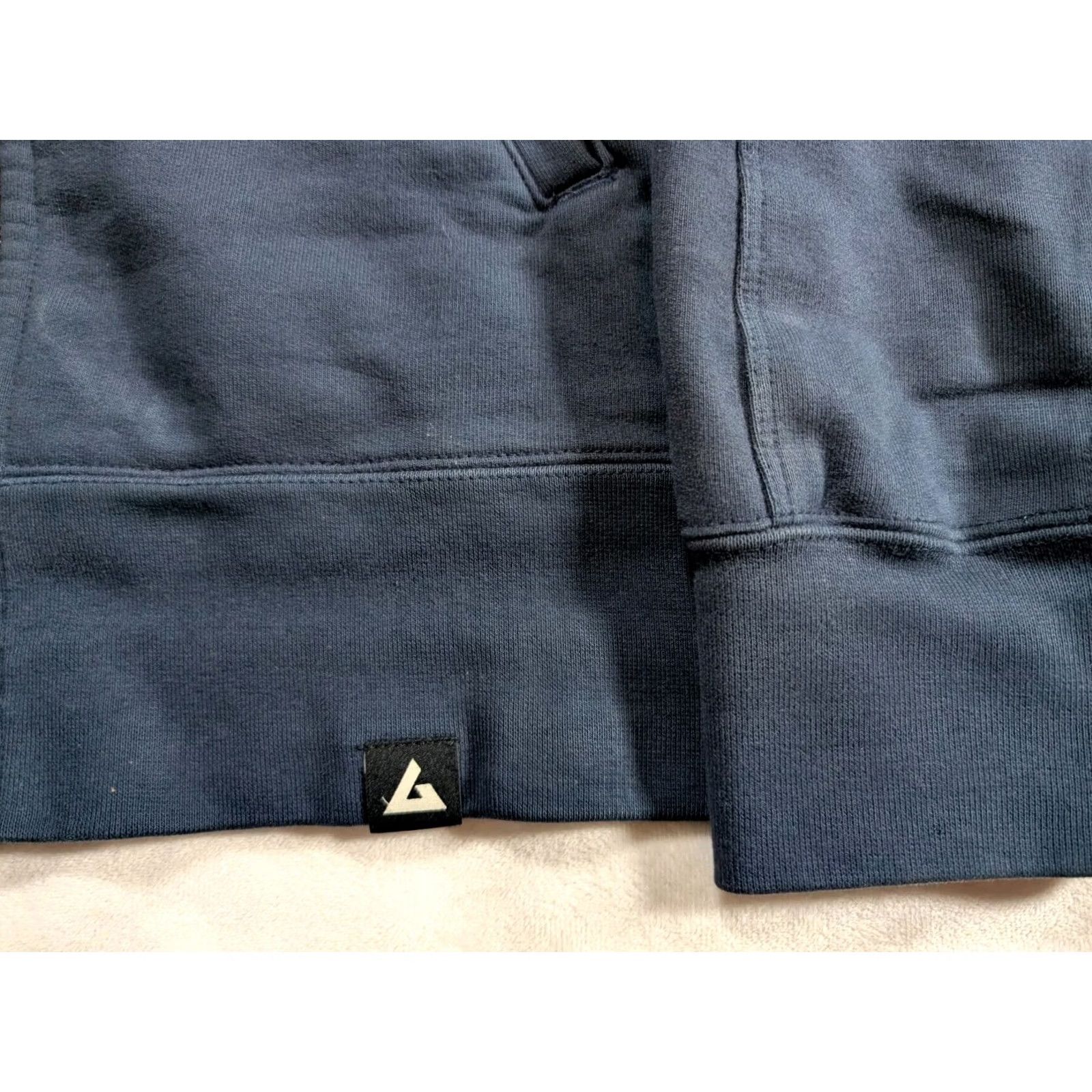 Vintage American Giant Sweatshirt Mens Small Heavy Full Zip USA Made Cotton Blue Embroidered Logo Zipper Full Zip Pockets USA Theme 90s? Size US S / EU 44-46 / 1 - 5 Thumbnail