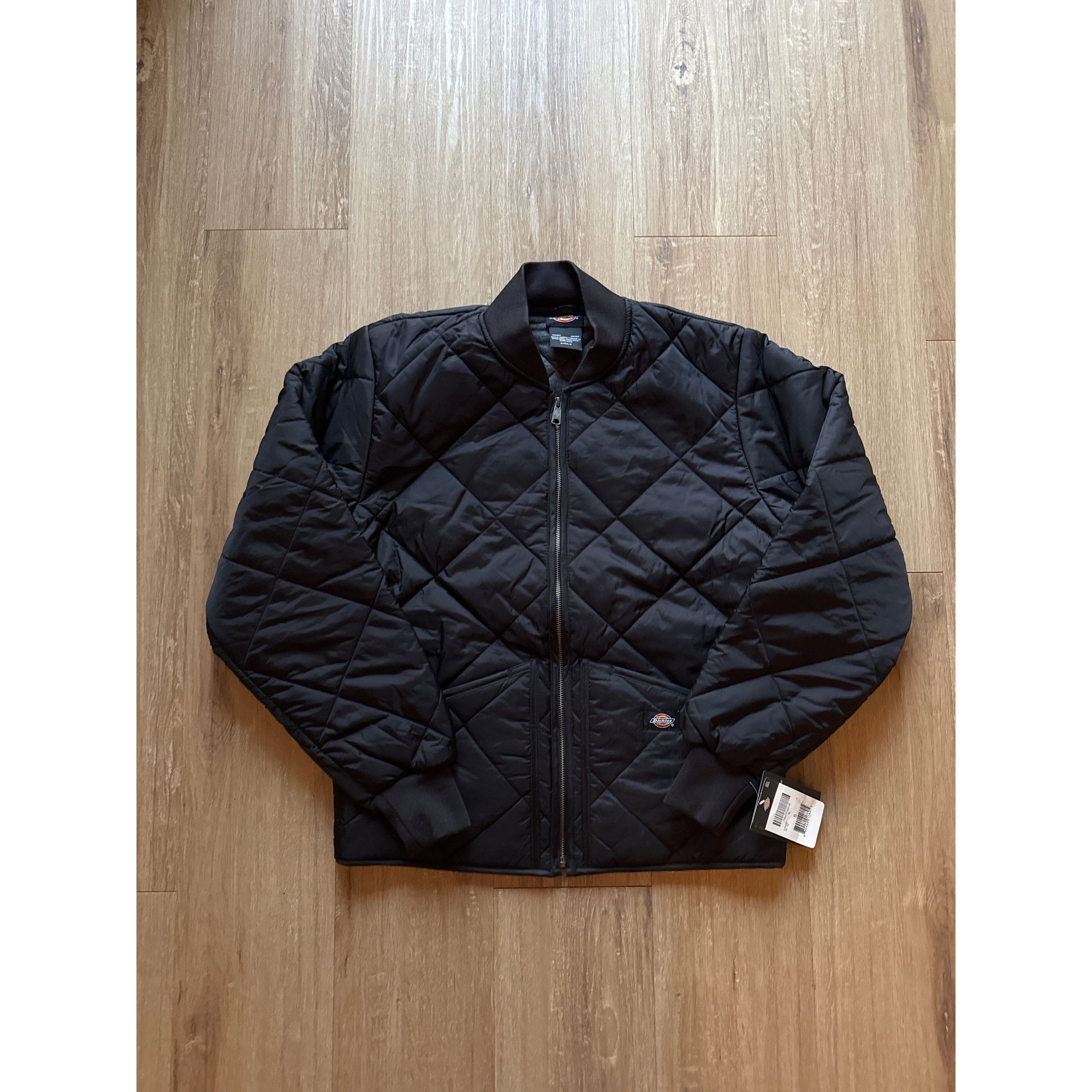 Dickies Dickies Black Diamond Quilted Jacket Size US S / EU 44-46 / 1 - 1 Thumbnail