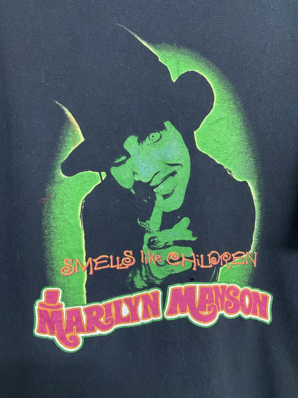 Band Tees Vintage Marilyn Manson Smells Like Children Tee Shirt Size US XL / EU 56 / 4 - 4 Thumbnail