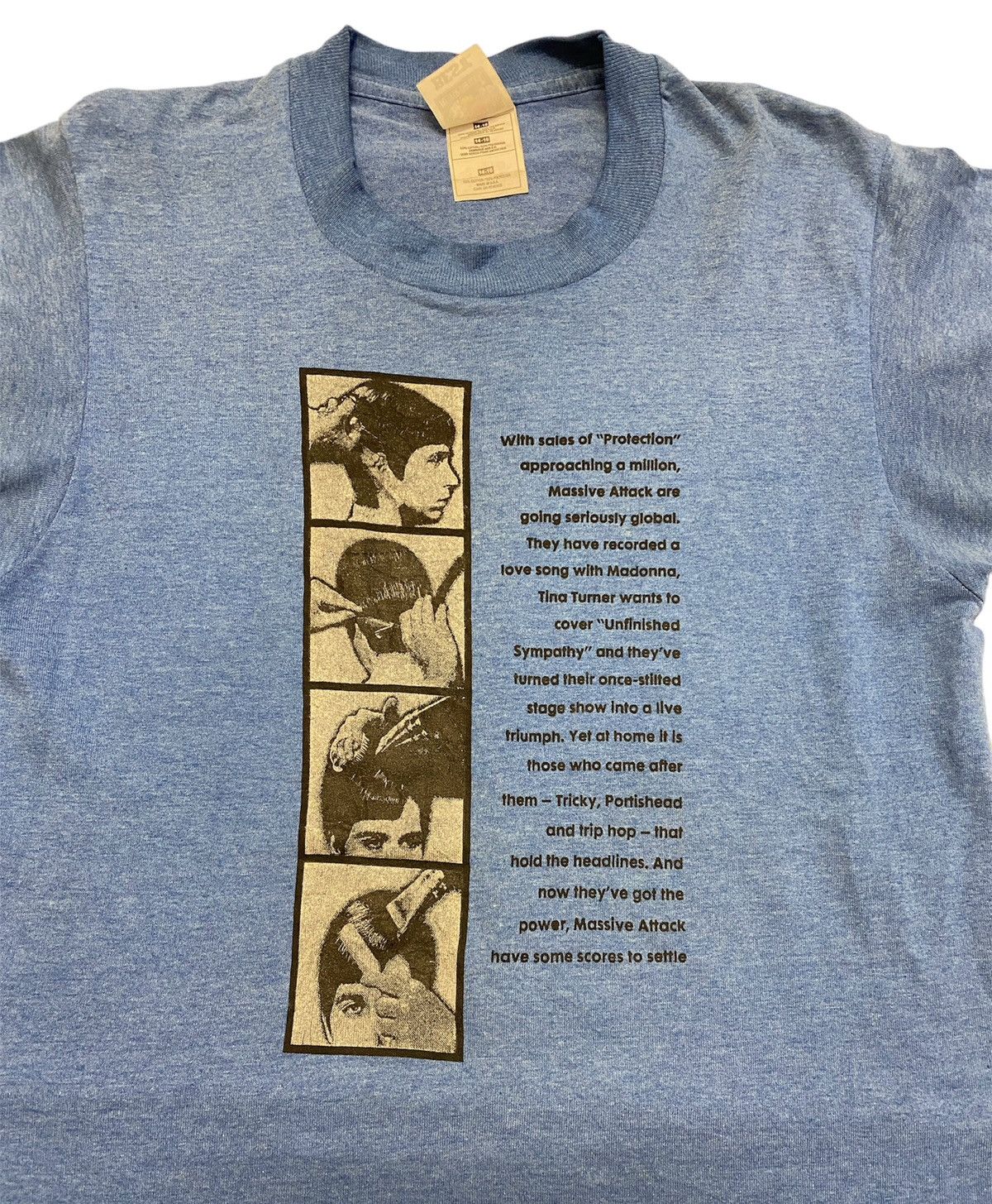 Band Tees × Vintage Massive Attack PROMO tees vintage Size US S / EU 44-46 / 1 - 3 Thumbnail