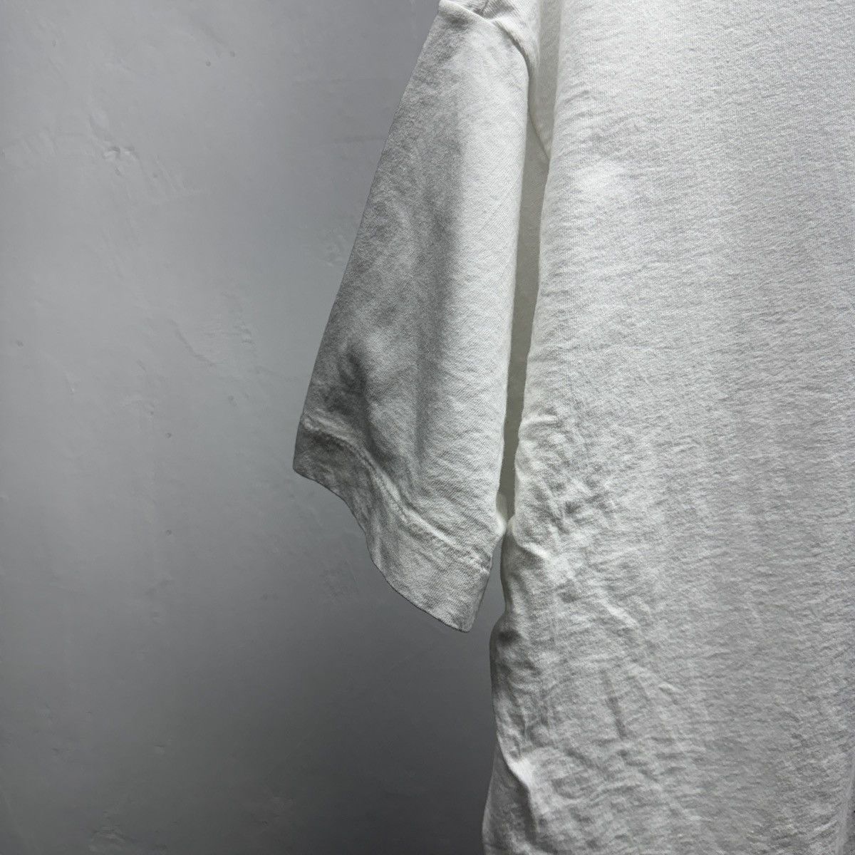 Vintage 90s Faded Blank White Shirt ERD Grunge Chrome Thrashed Size US XL / EU 56 / 4 - 6 Thumbnail