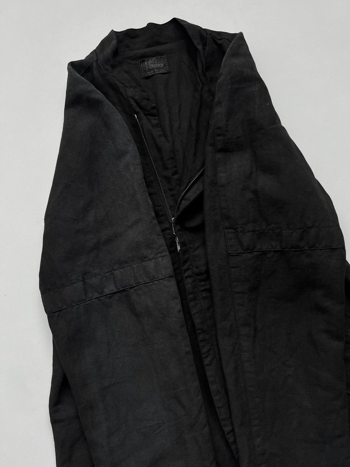 Individual Sentiments 🇮🇹Lost&Found Ria Dunn Linen Asymmetrical Heavy Zip Up Jacket Size US L / EU 52-54 / 3 - 14 Thumbnail