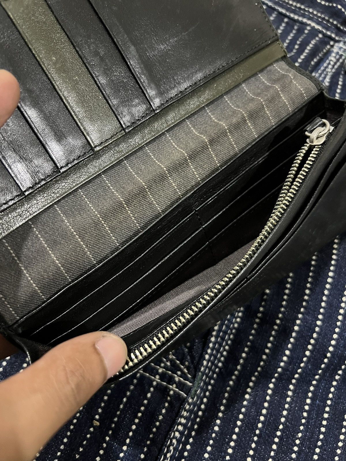 Genuine Leather × Hysteric Glamour Japan Leather Craft Pole Girl Kitamura Bifold Leather Wallet Size ONE SIZE - 10 Thumbnail