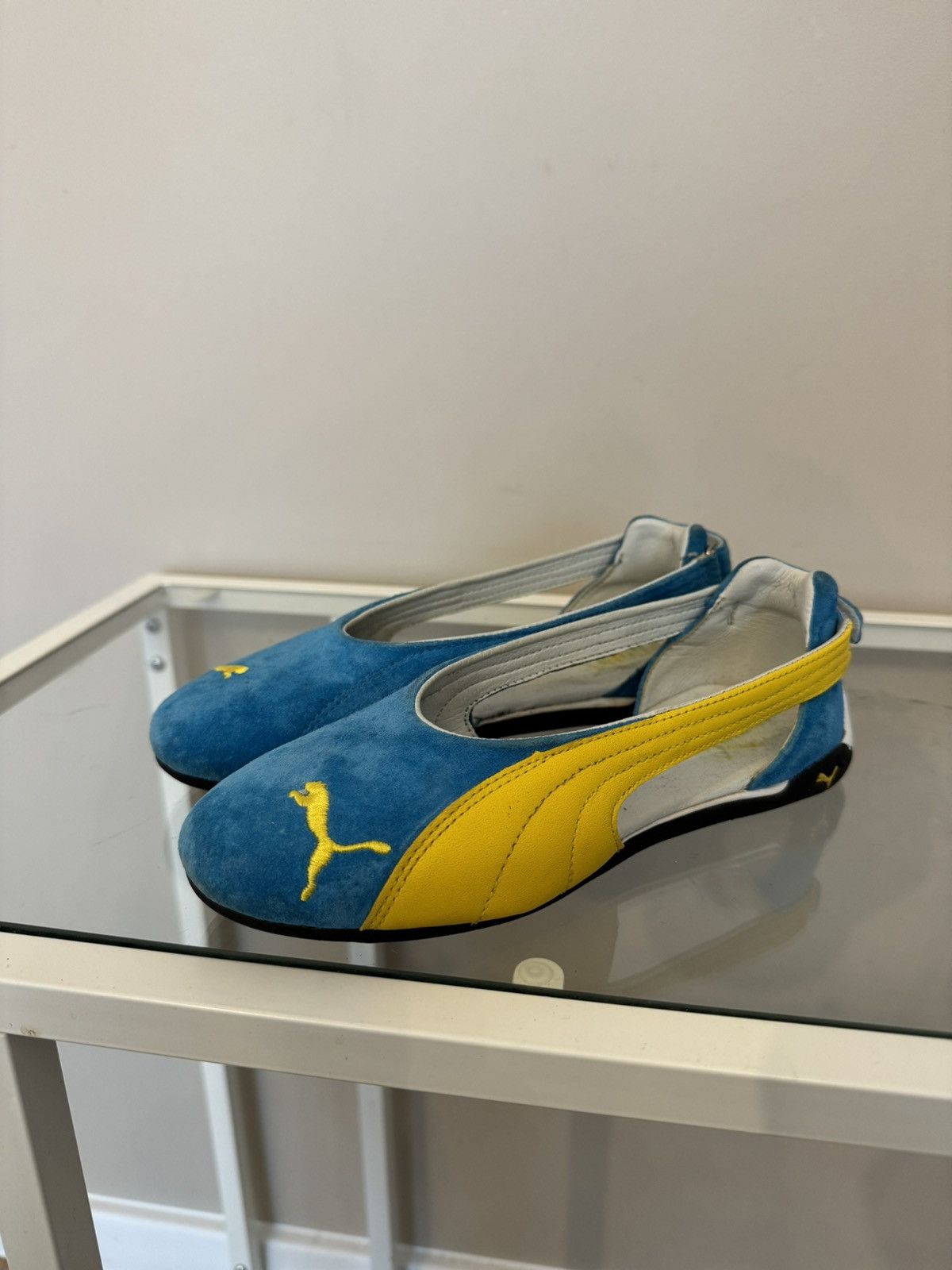 Puma × Vintage Puma blue speedcat sandals balerine shoes vintage 00s y2k Size US 4 / IT 34 - 2 Thumbnail