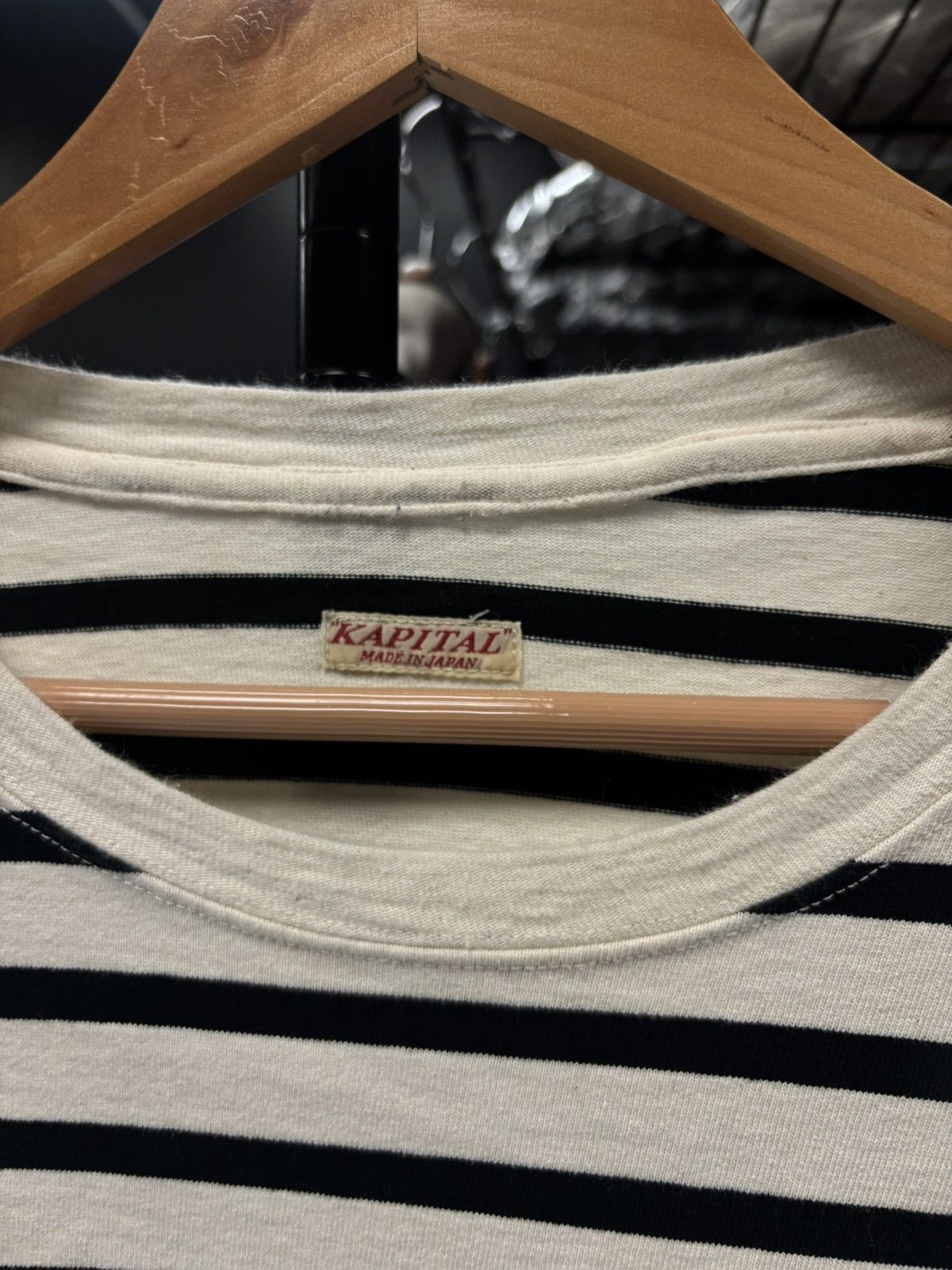 Kapital Kapital Stripe Smiley Face long sleeve tee Size US XL / EU 56 / 4 - 4 Thumbnail