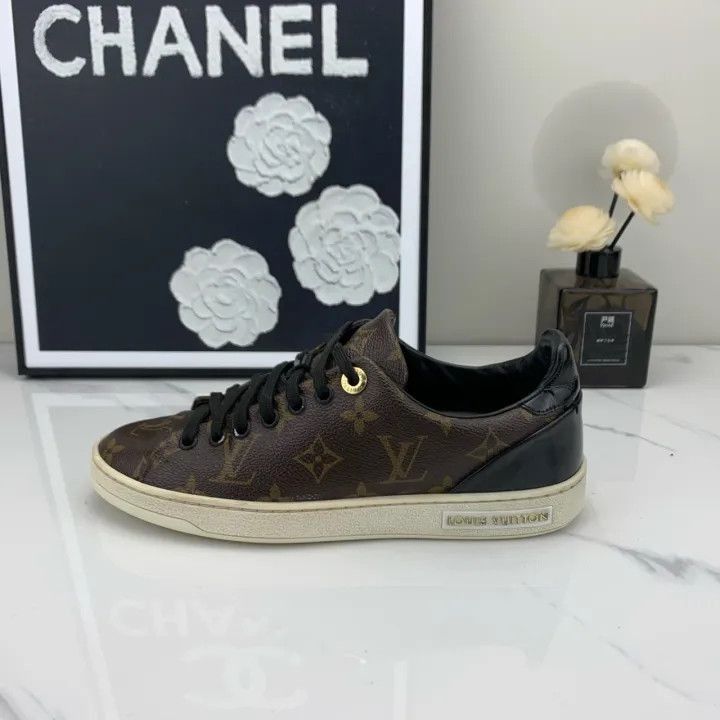 Louis Vuitton Louis Vuitton Black Monogram Sneakers -2508 Size US 5.5 / EU 38 - 5 Thumbnail