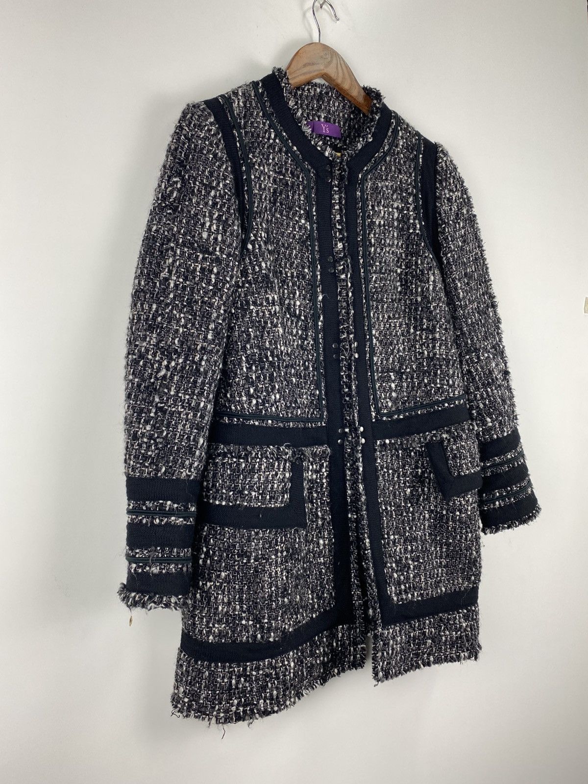 Yohji Yamamoto Y’s Tweed Jacket Size S / US 4 / IT 40 - 5 Thumbnail