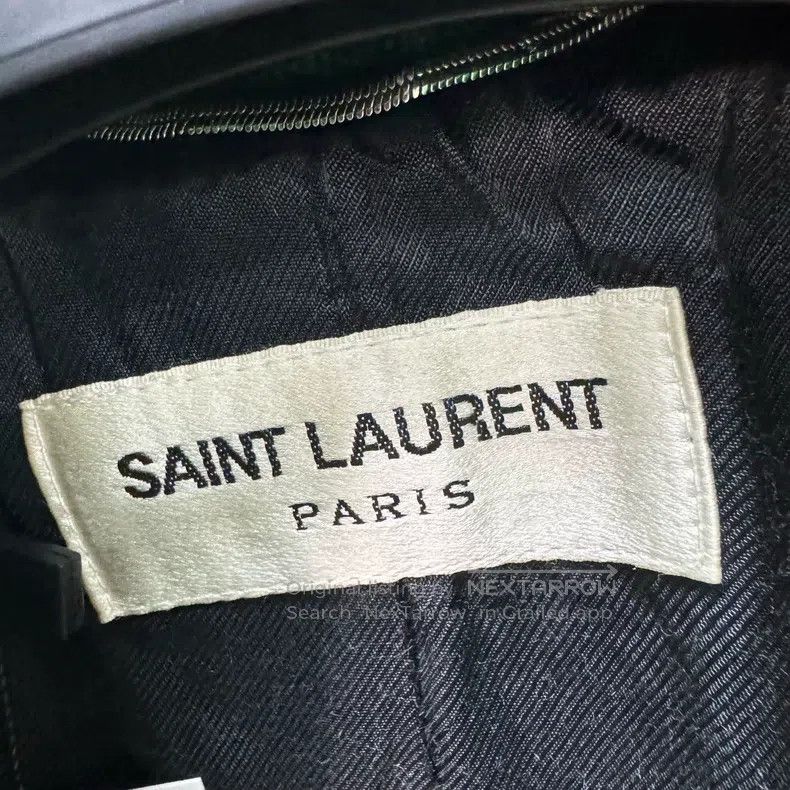 Saint Laurent Paris Saint Laurent Paris Green Wool Baseball Jacket Size US S / EU 44-46 / 1 - 5 Thumbnail