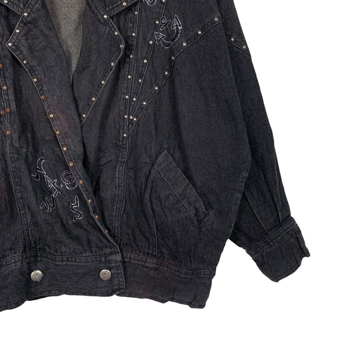Japanese Brand Nice Design Japanese Brand Spica Gothic Denim Jacket Size M / US 6-8 / IT 42-44 - 4 Thumbnail