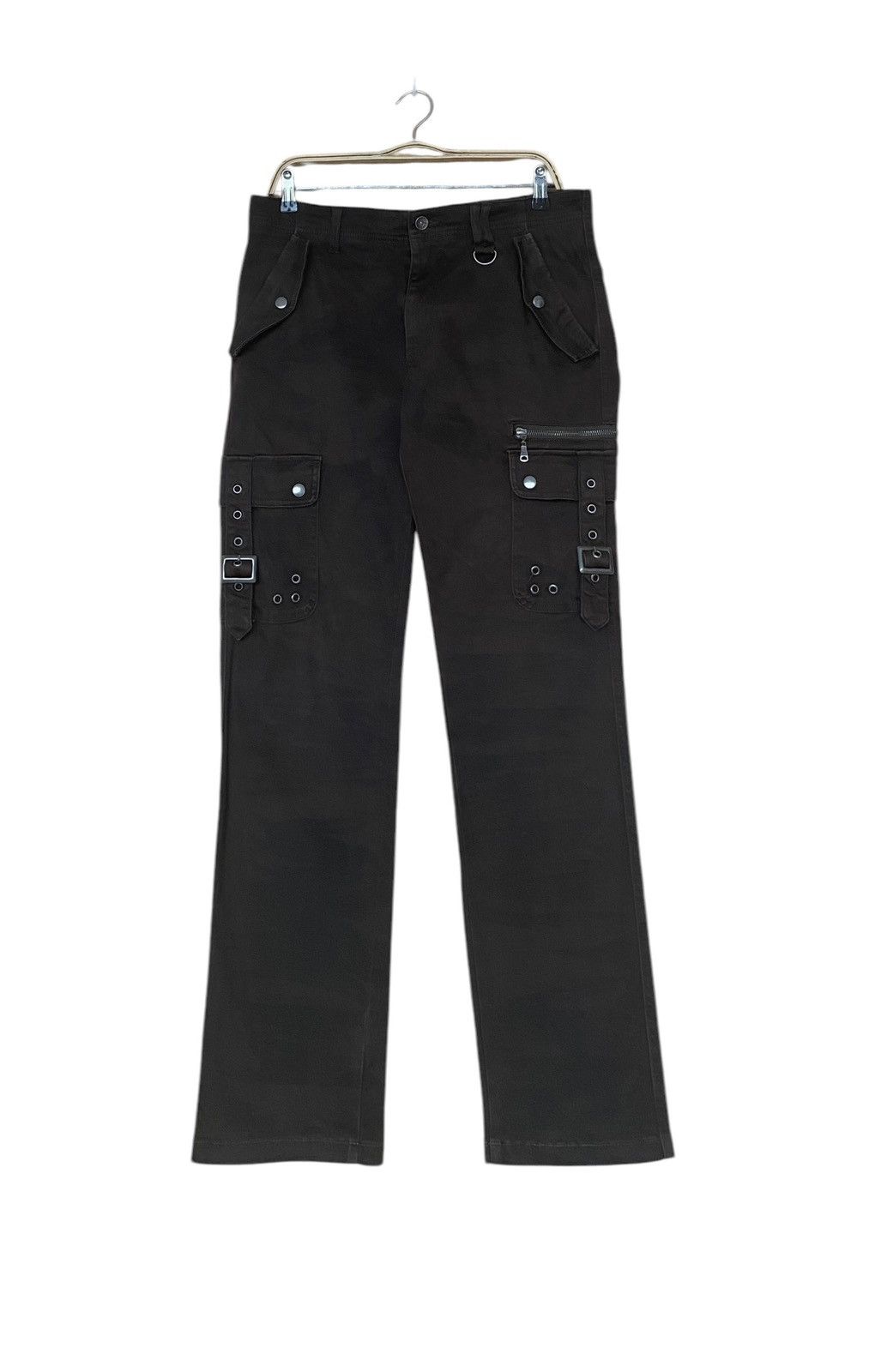 If Six Was Nine Vintage Brand Semantic Design Tactical Pants 2000s Size US 35 - 1 Thumbnail