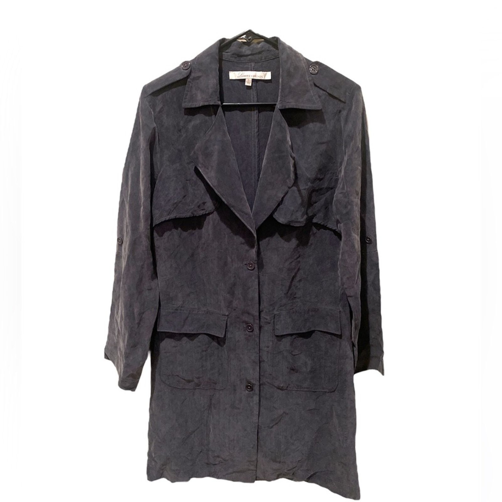 Other Lovers and Friends Midnight Run Trench Coat SZ. S Size S / US 4 / IT 40 - 2 Thumbnail
