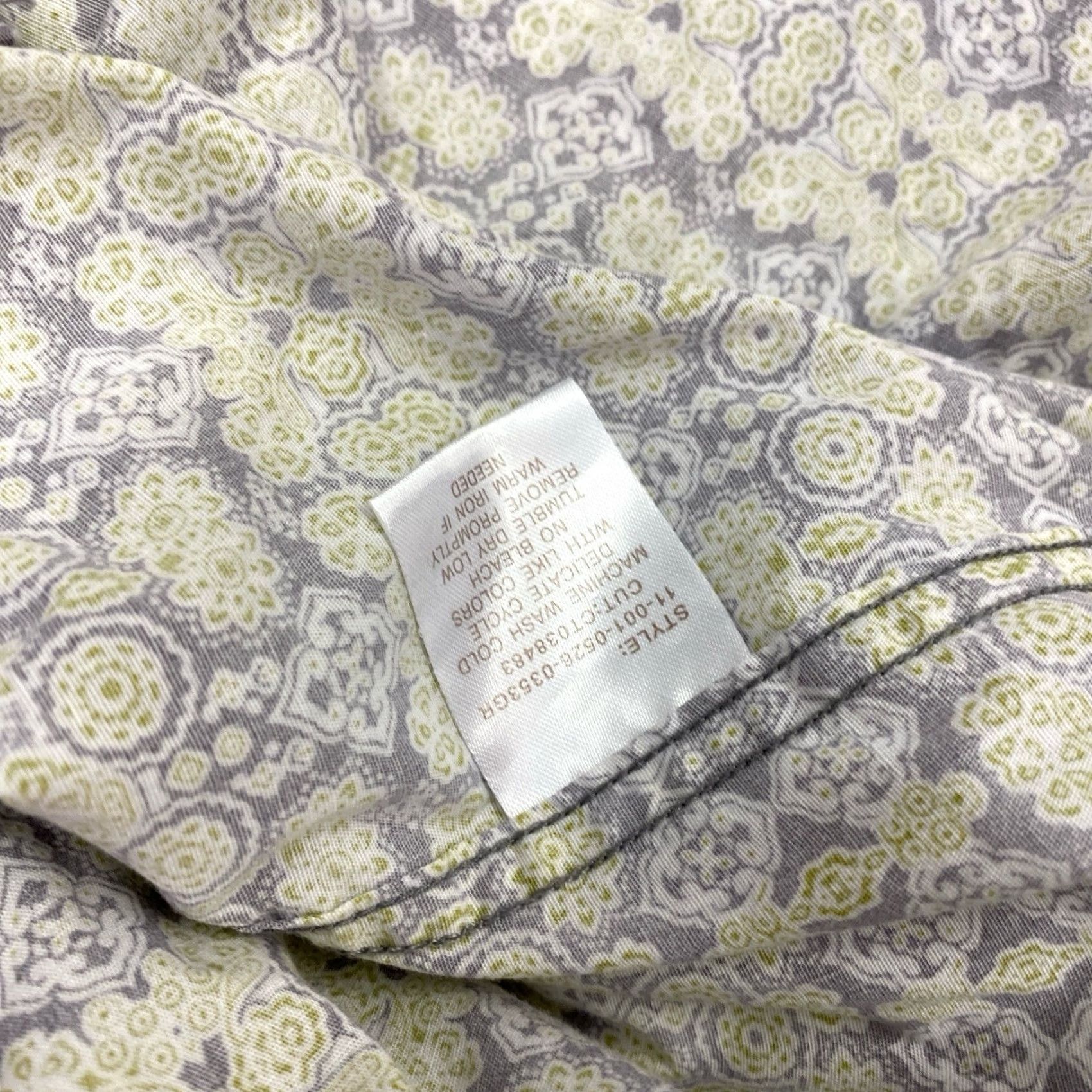 Stetson Stetson Western Shirt XL Long Sleeve All Over Print Geometry Pattern Green Button-Up Mens Size US XL / EU 56 / 4 - 5 Thumbnail
