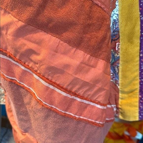 Other Handmade Patchwork Kimono Jacket Women Bright Multicolor OS Size ONE SIZE - 8 Thumbnail