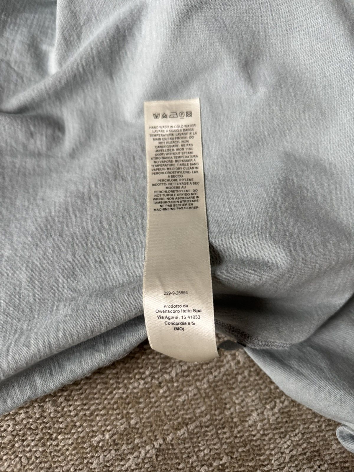 Rick Owens Rick Owens Porterville Long sleeve level t shirt sz S pale Size US S / EU 44-46 / 1 - 5 Thumbnail