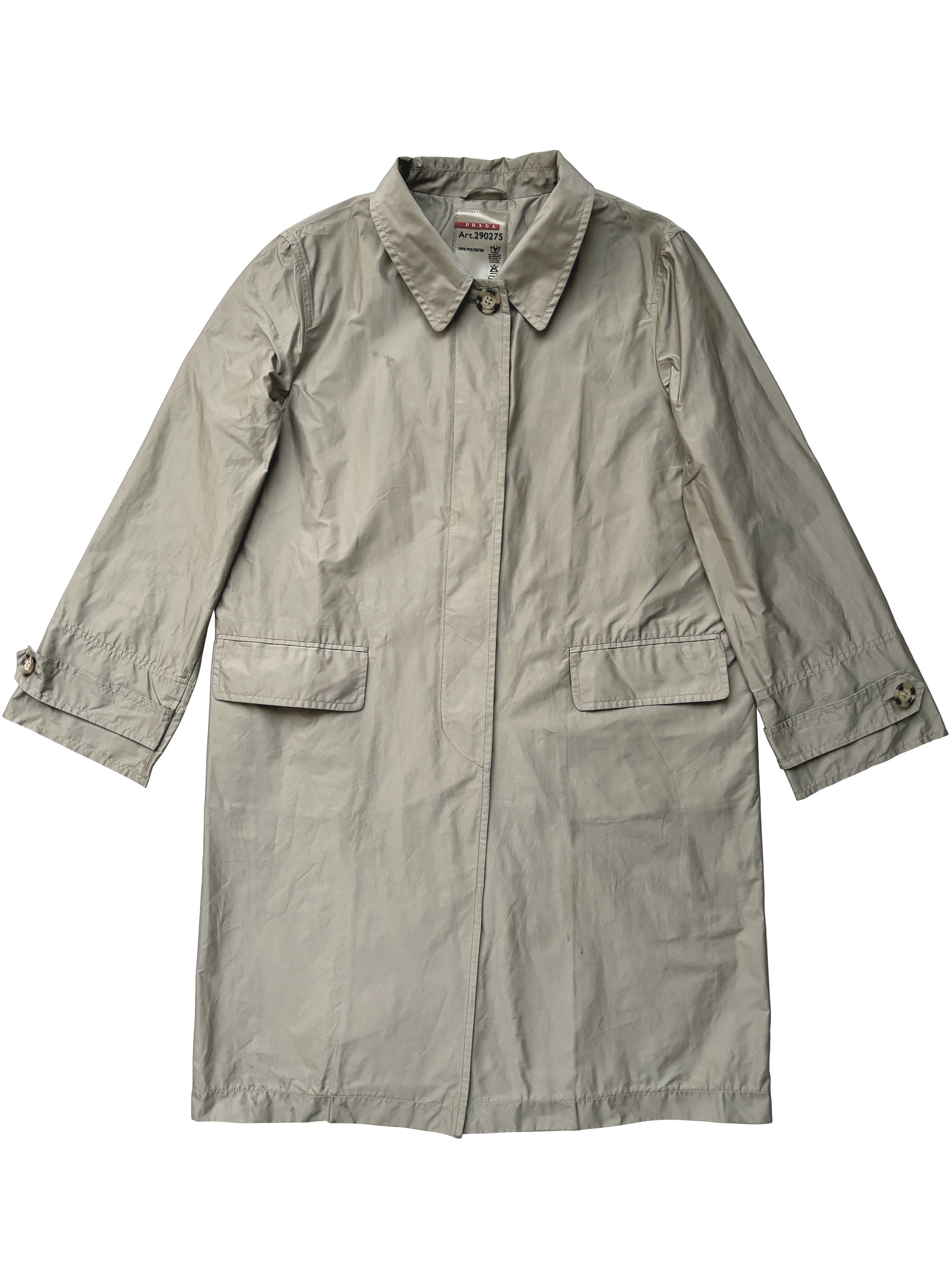 Prada ⚡️QUICK SALE⚡️2011 Prada Sport Linea Rossa Grey Raincoat Size US S / EU 44-46 / 1 - 1 Thumbnail