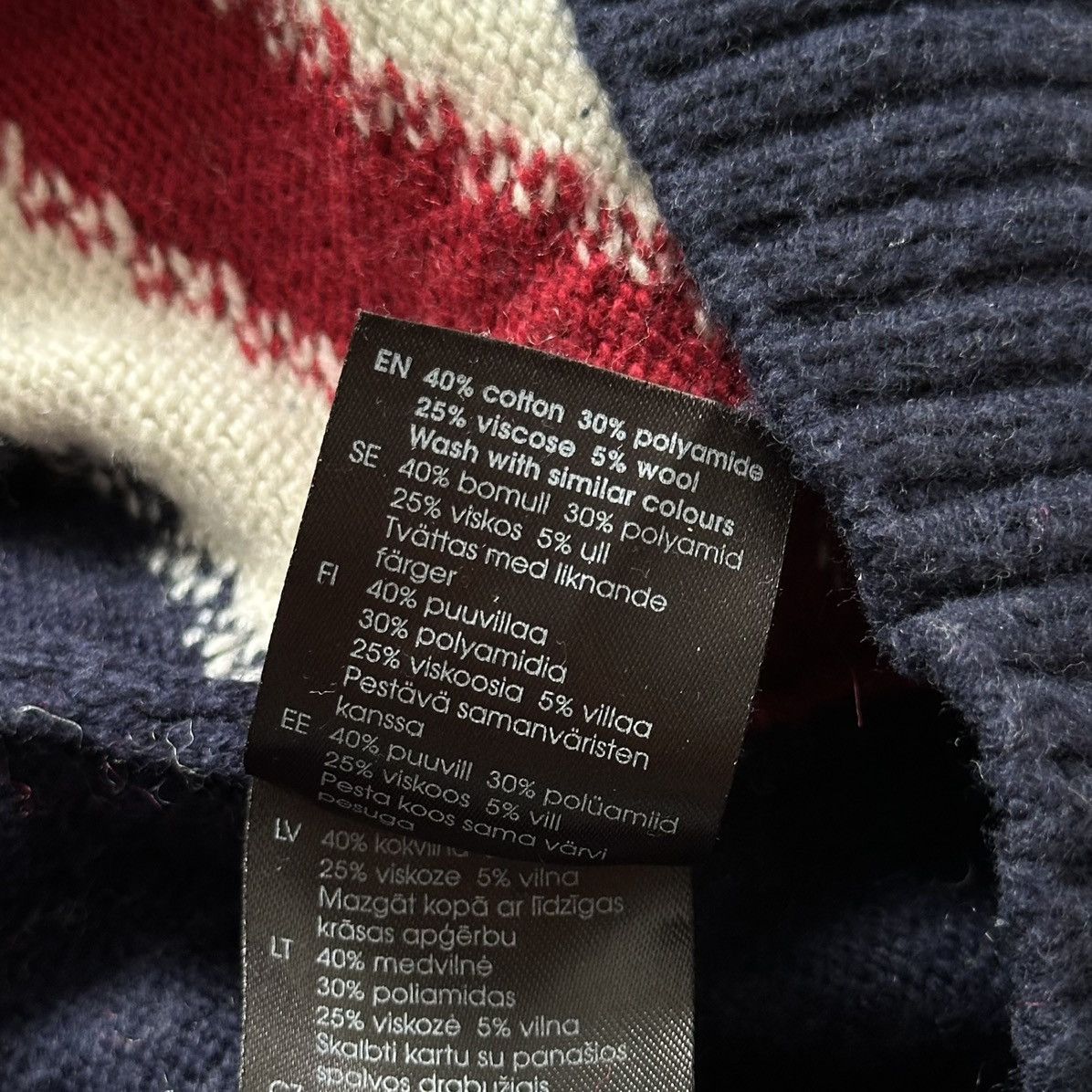 Hysteric Glamour × Undercover 00s England British Flag Knit Sweater PPFM Burberry Vibe Size US S / EU 44-46 / 1 - 5 Thumbnail