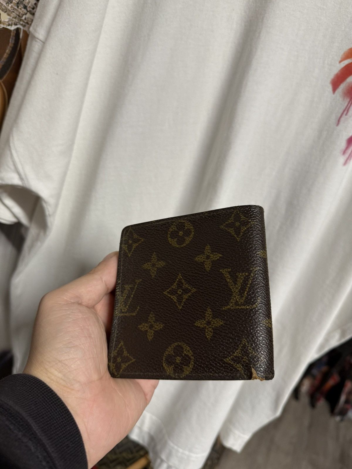 Louis Vuitton Louis Vuitton Monogram Brown Leather Bifold Wallet Preowned Size ONE SIZE - 9 Thumbnail